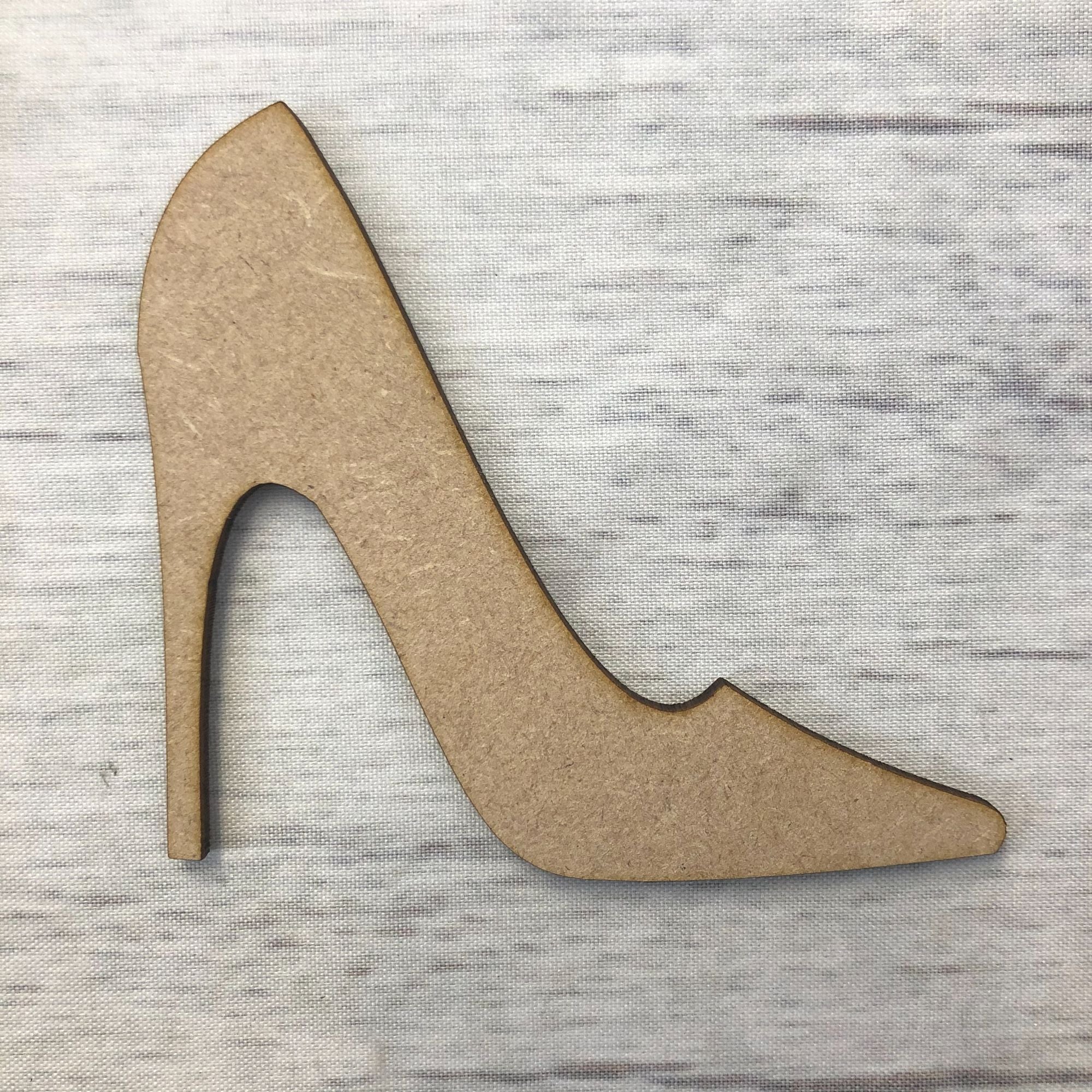High Heel 1 Wooden Craft Shape