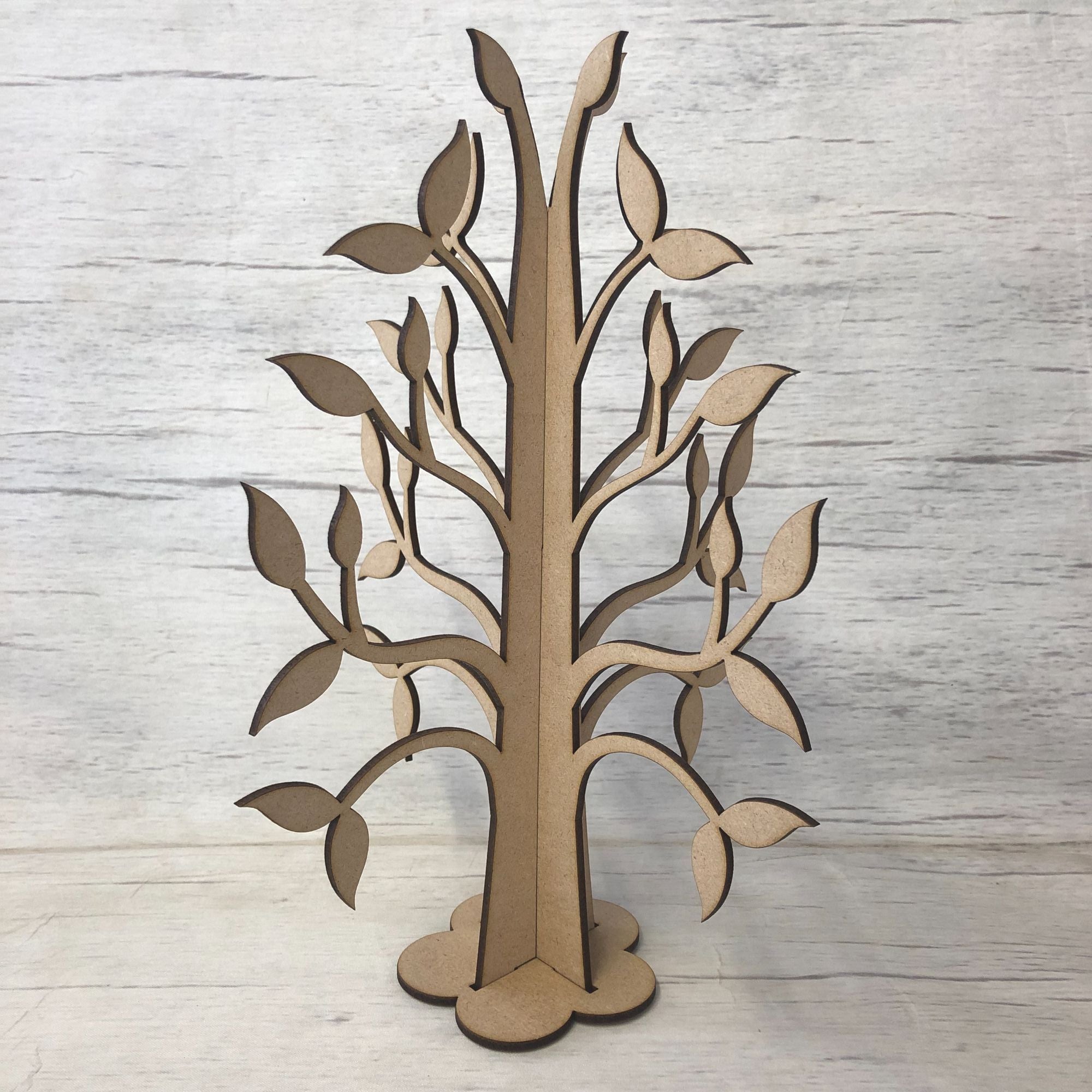Decorative Family Tree 5  (3D) Wooden Craft Shape