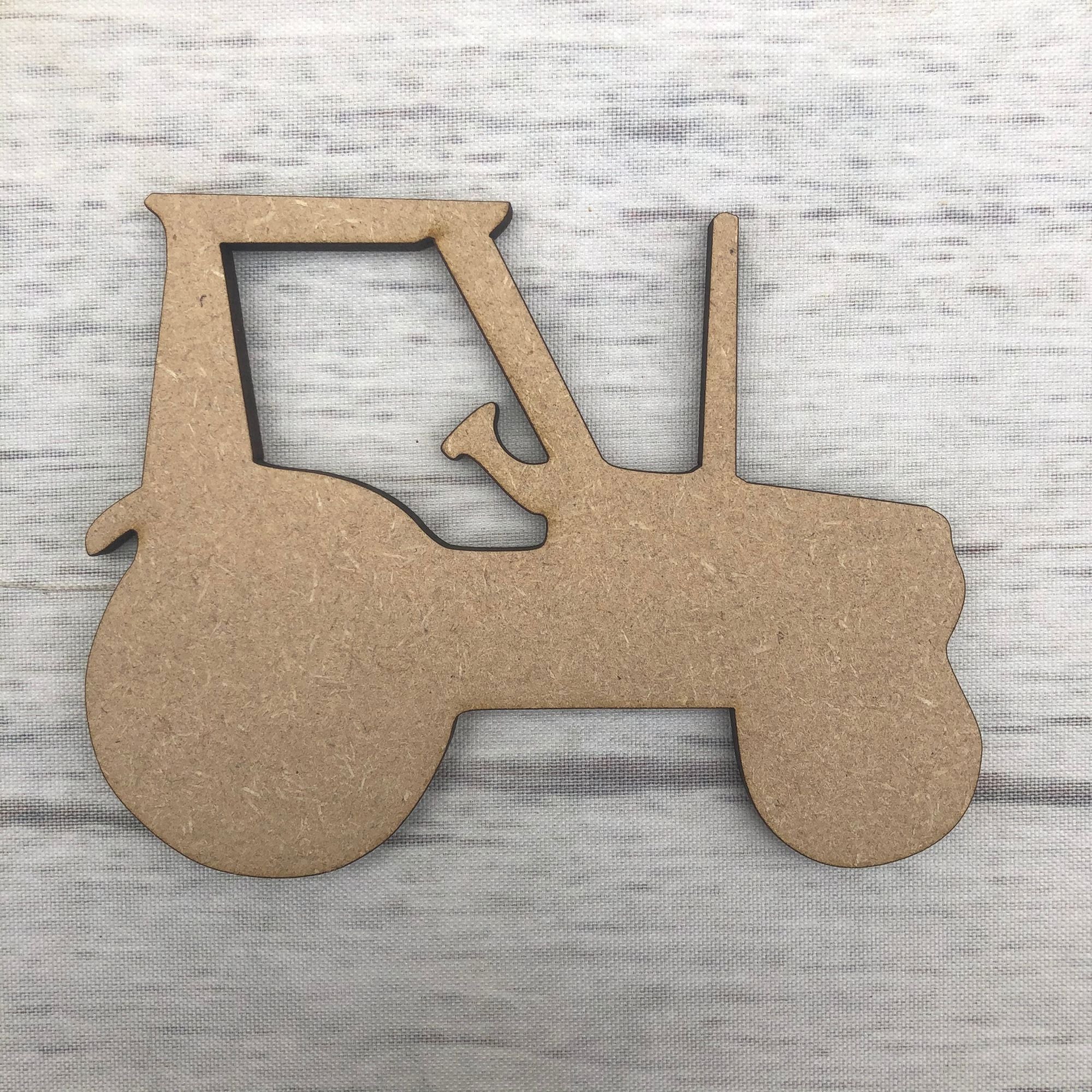 Tractor 1 Wooden Craft Shape