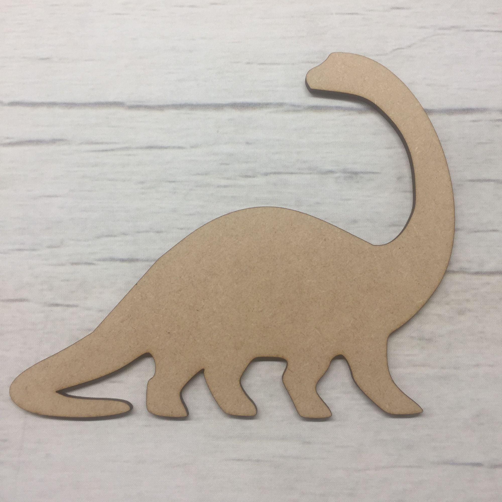 Dinosaur 7 - Brontosaurus Wooden Craft Shape