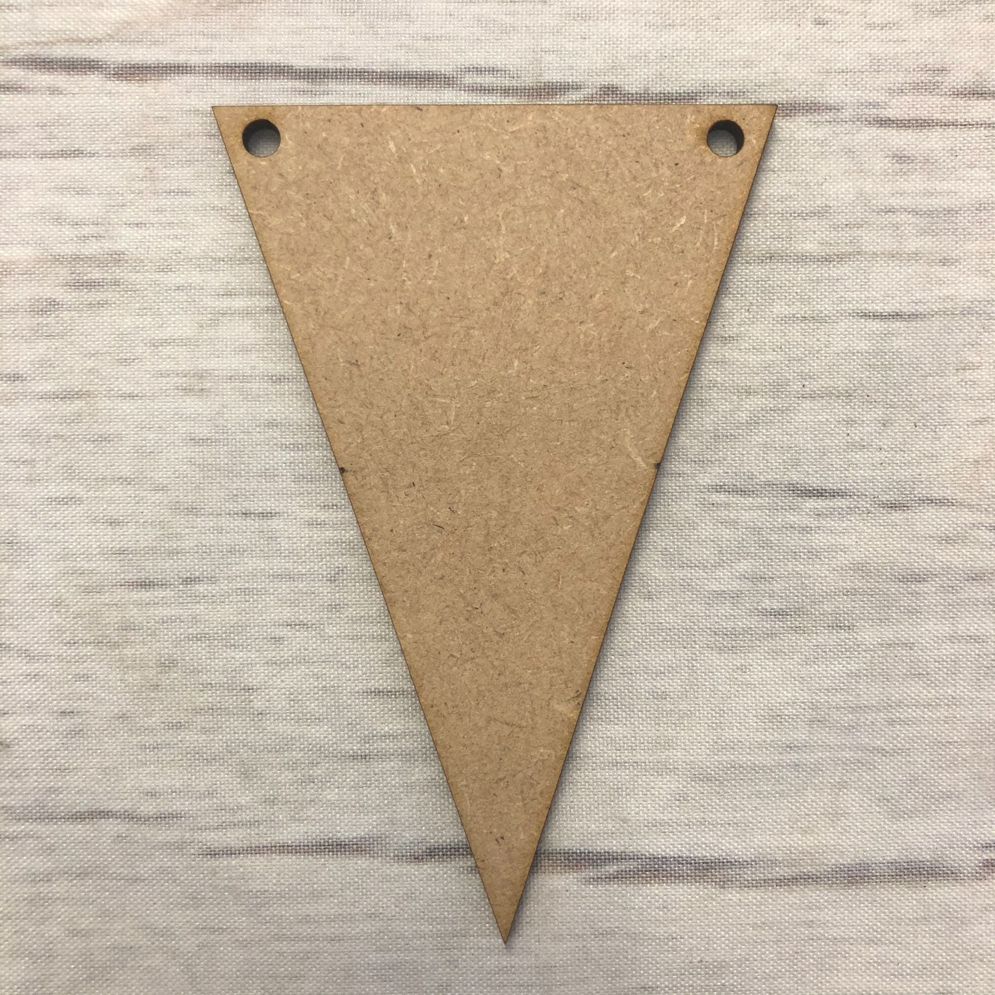 Bunting - Triangle Wooden Craft Shape