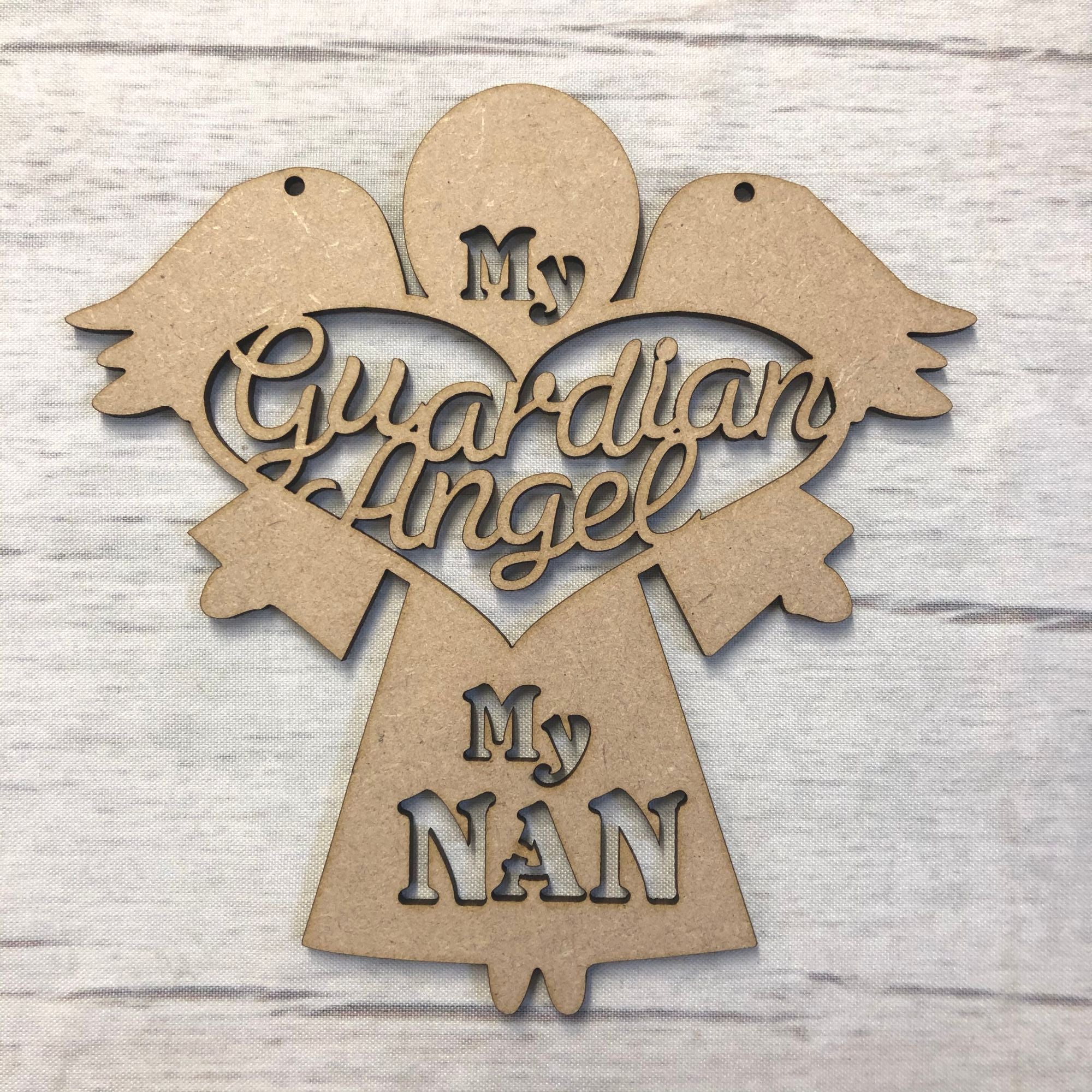 My guardian angel, my Nan' - craft hanger