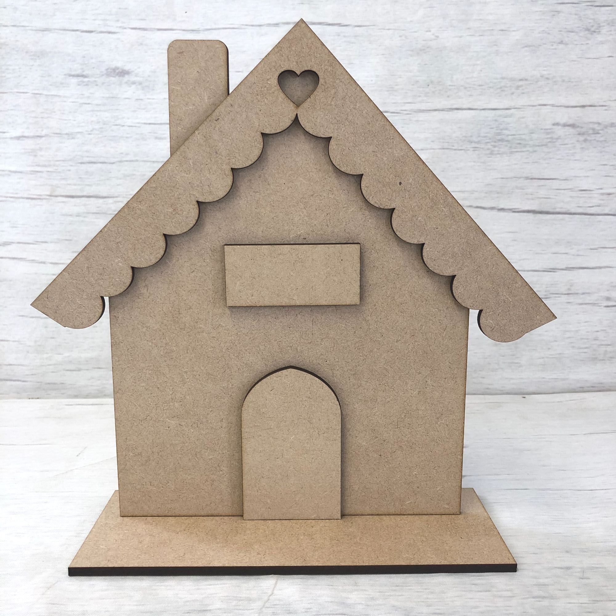 Cottage - freestanding kit Wooden Craft Shape