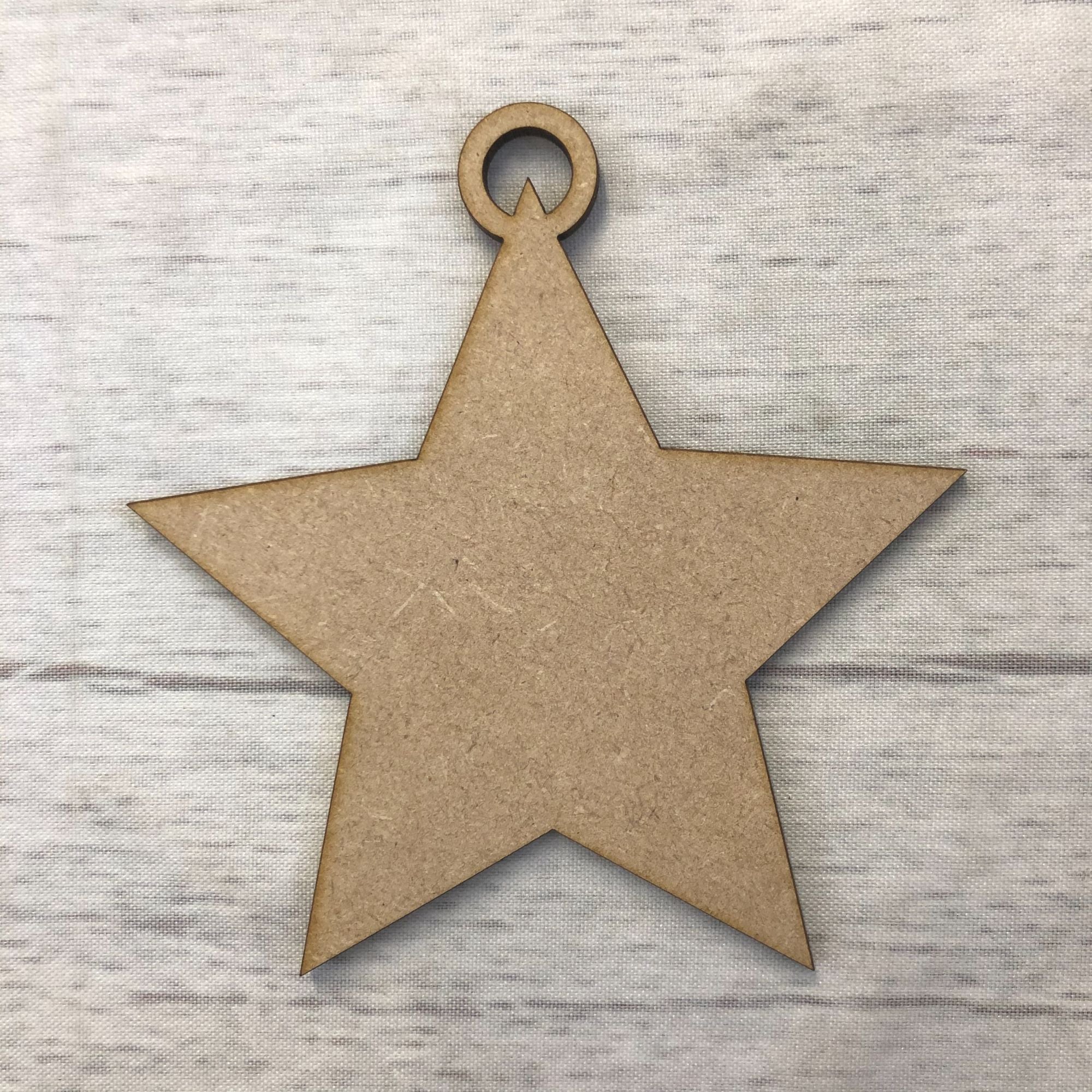 Bauble 3 (Star) Wooden Craft Shape