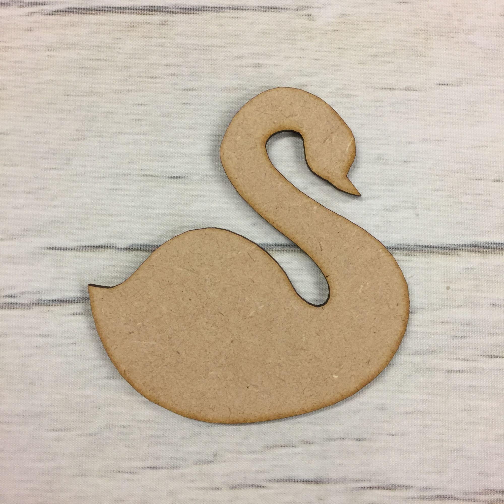 Swan 2 Wooden Craft Shape