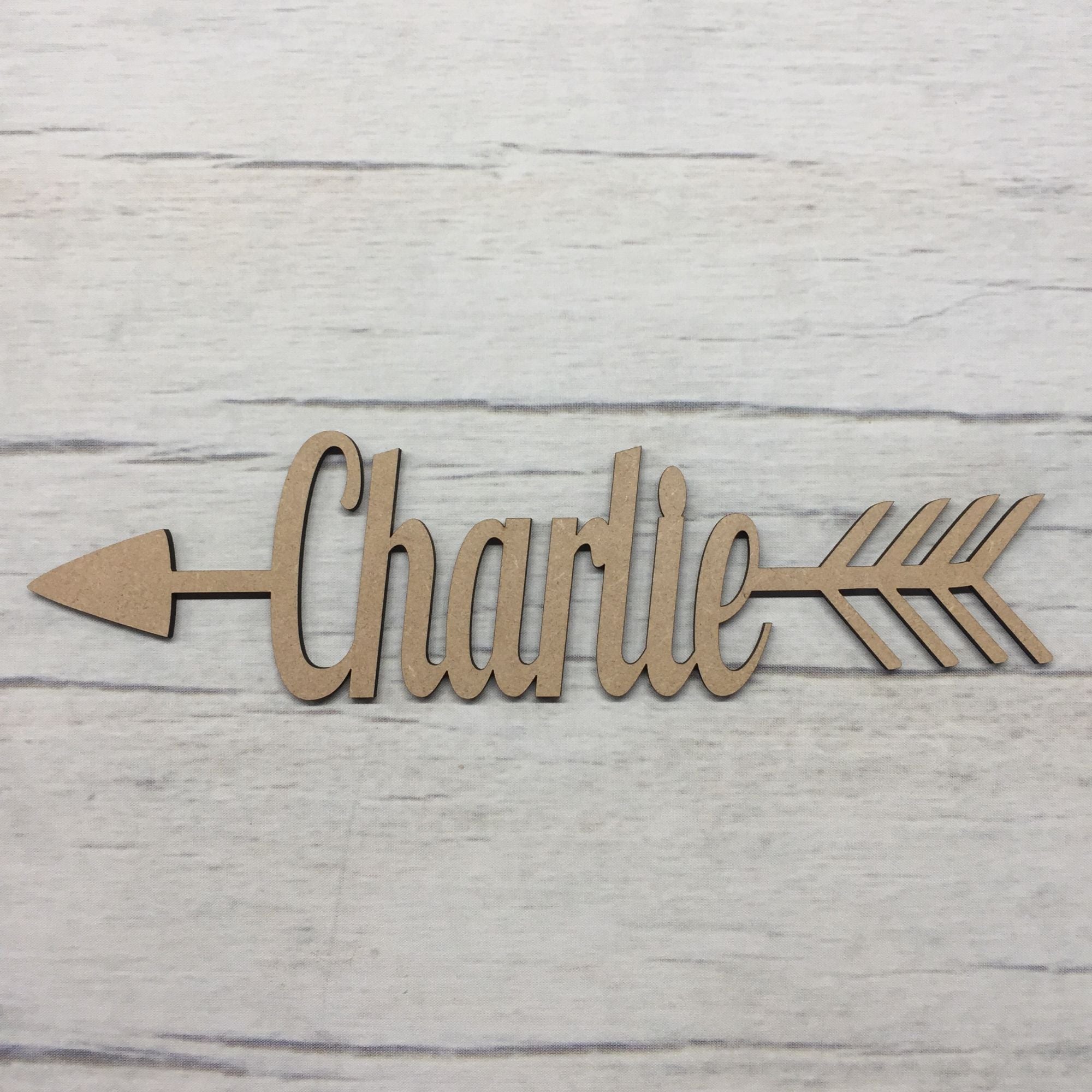 Name Arrow  - Personalised Wooden Craft Shape