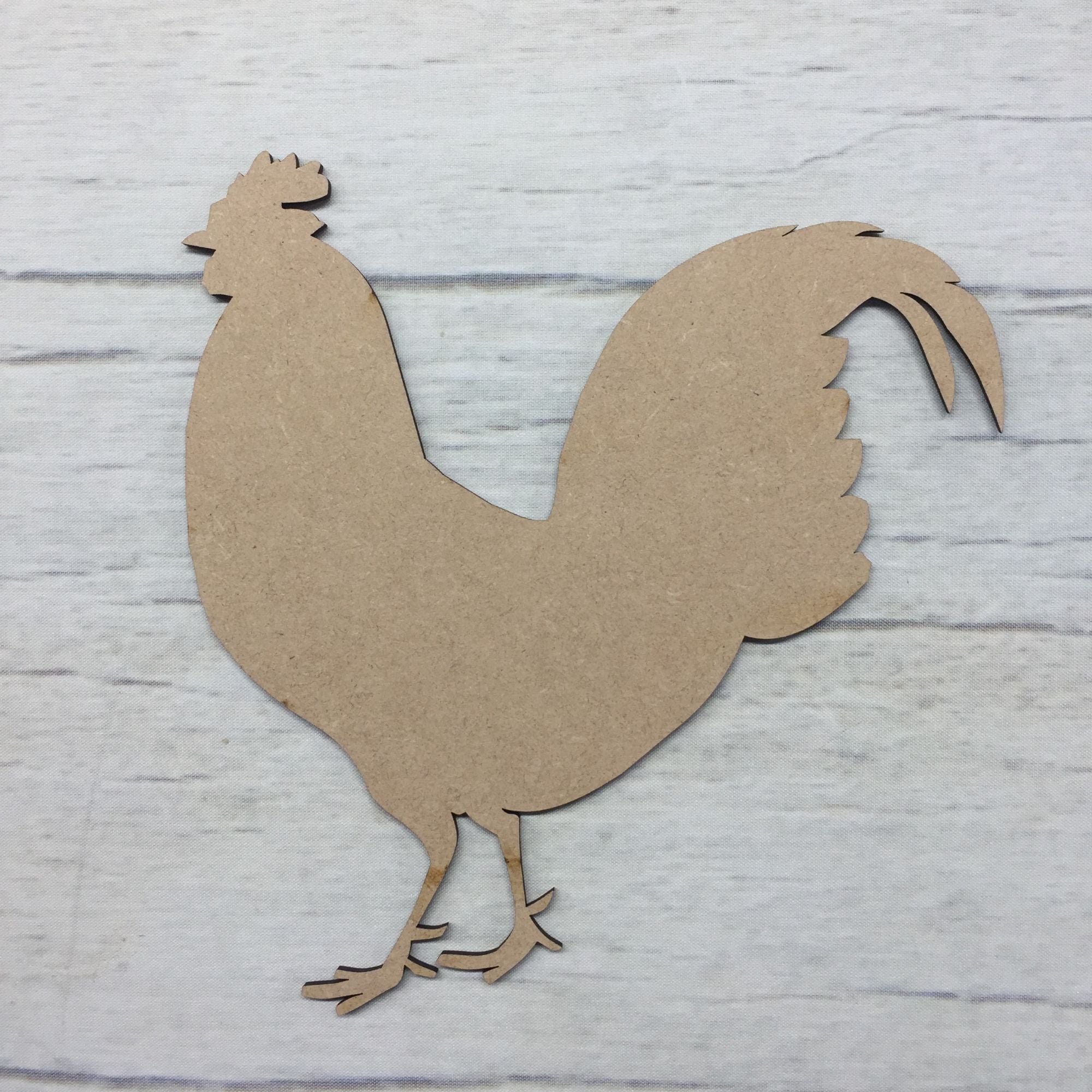 Cockerel Wooden Craft Shape