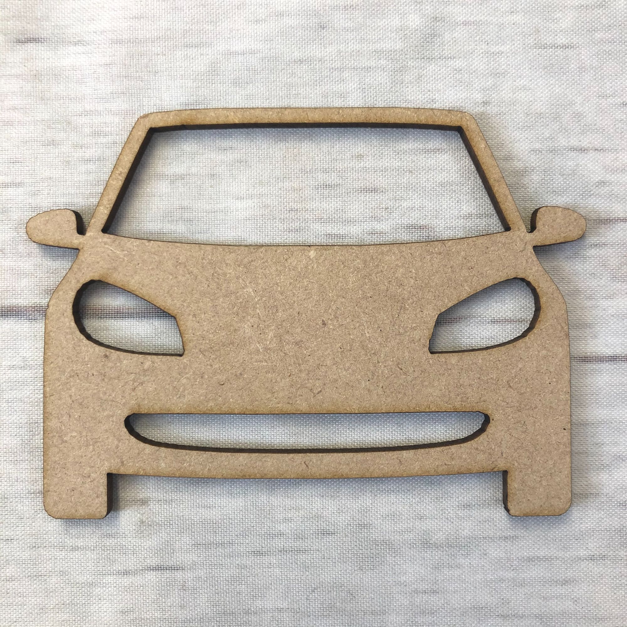 Car 4 Wooden Craft Shape