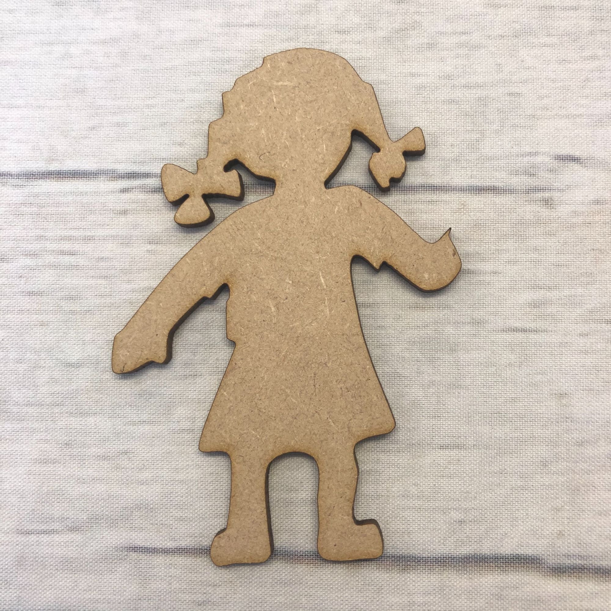 Rag doll Wooden Craft Shape