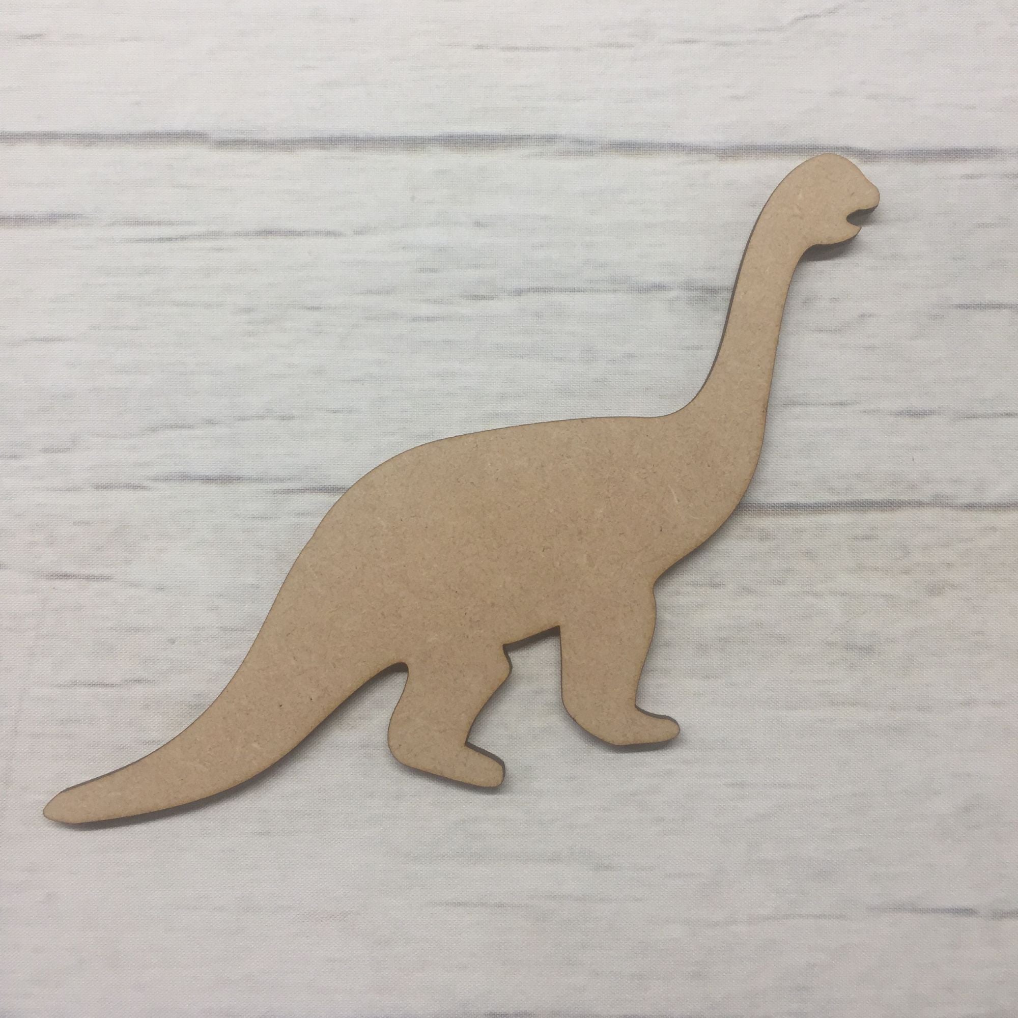 Dinosaur 2 - Diplodocus Wooden Craft Shape