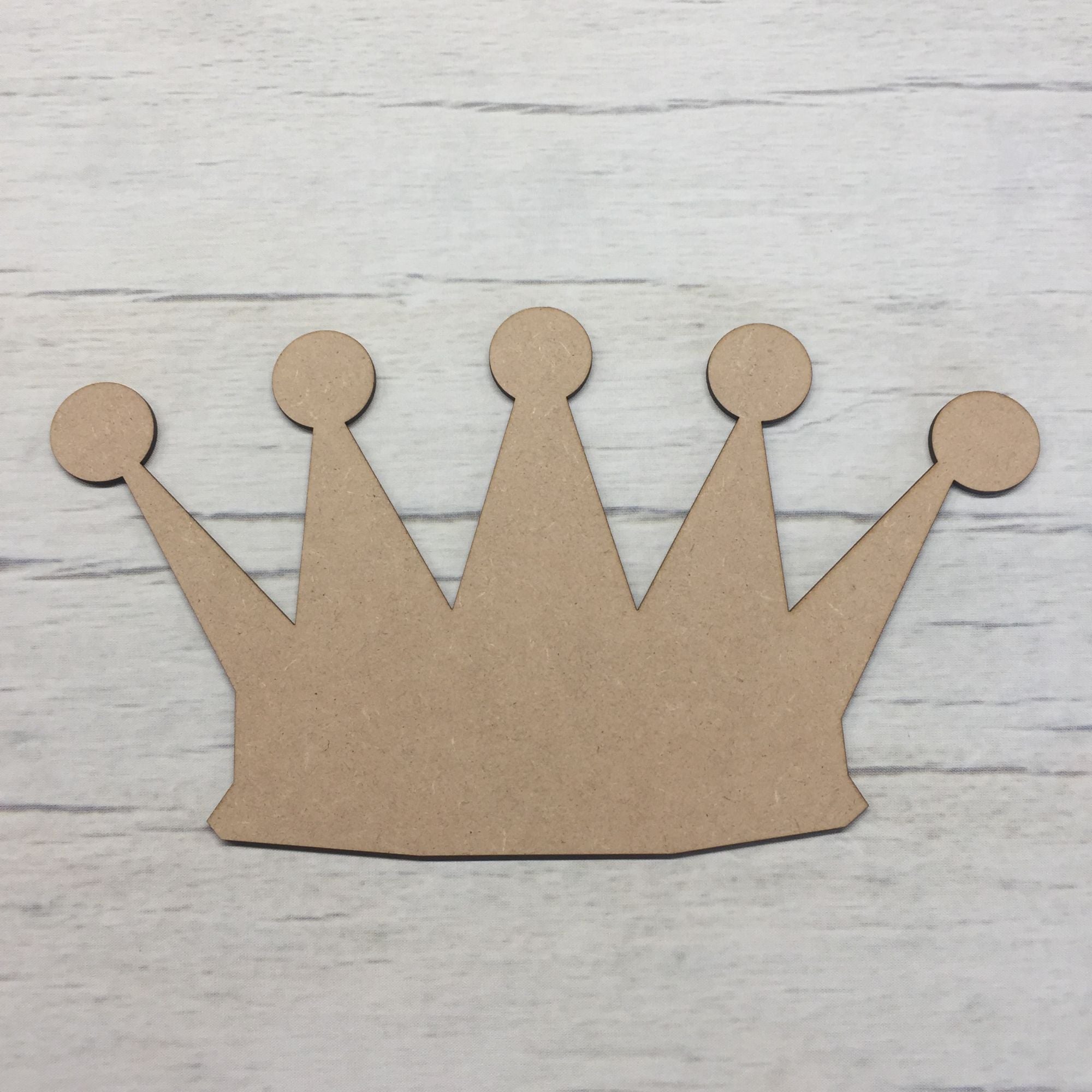Crown 2 Wooden Craft Shape