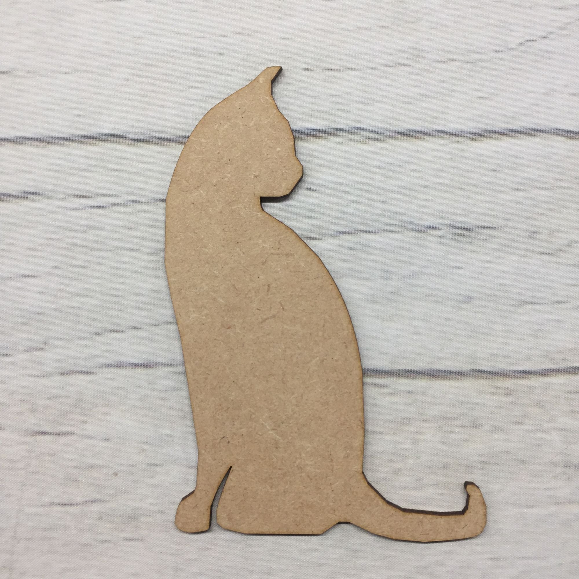 Cat 2 Wooden Craft Shape