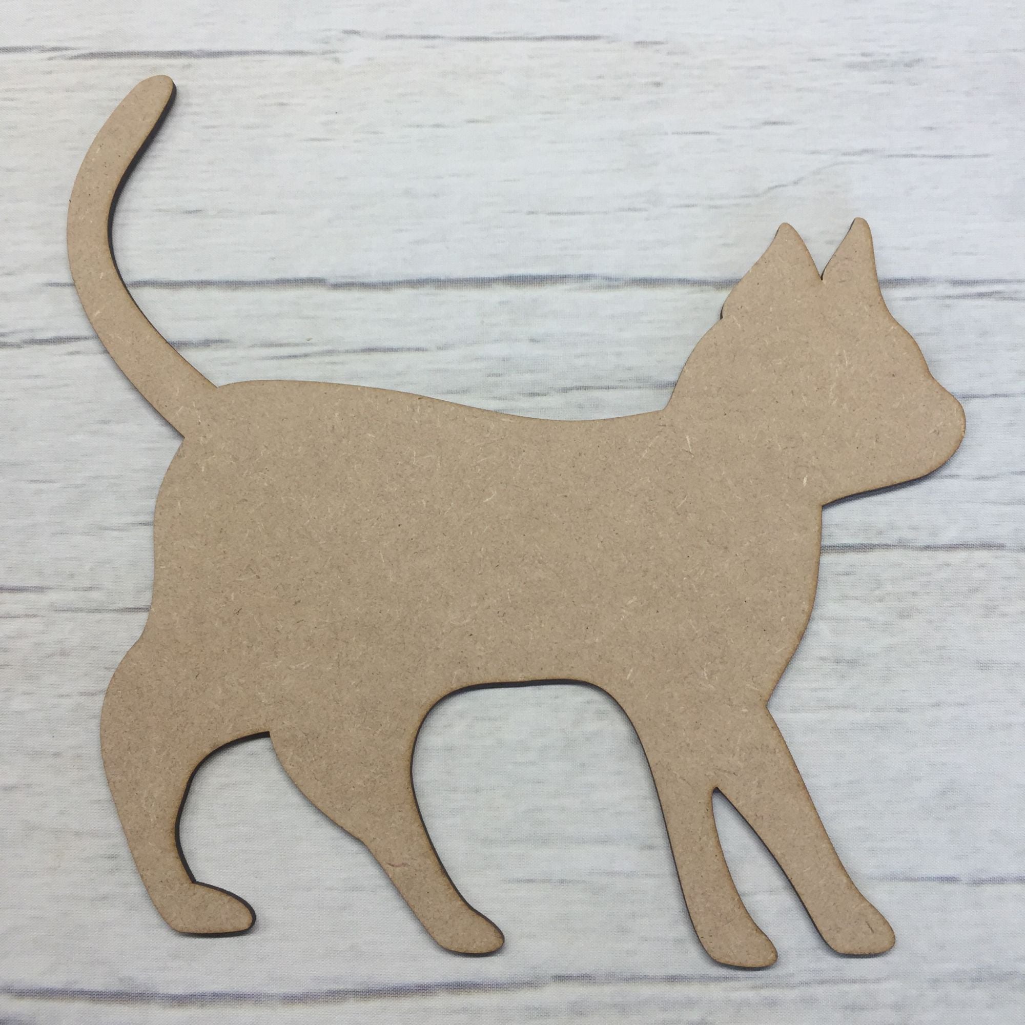 Cat 1 Wooden Craft Shape