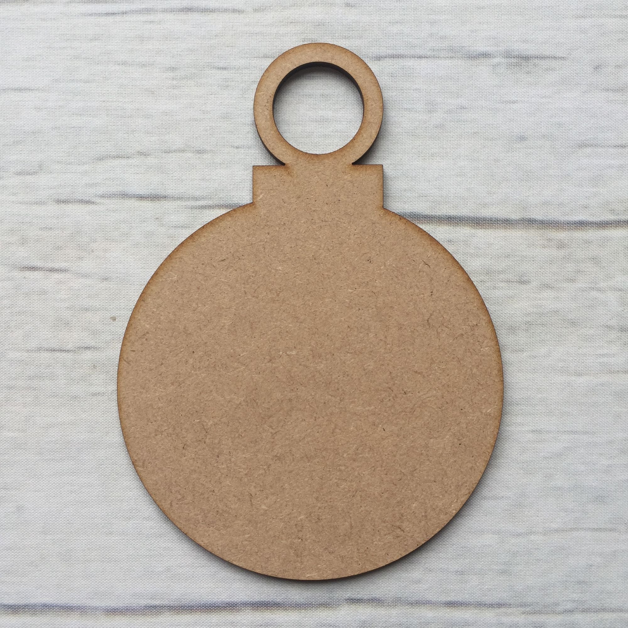 Bauble 2 Wooden Craft Shape