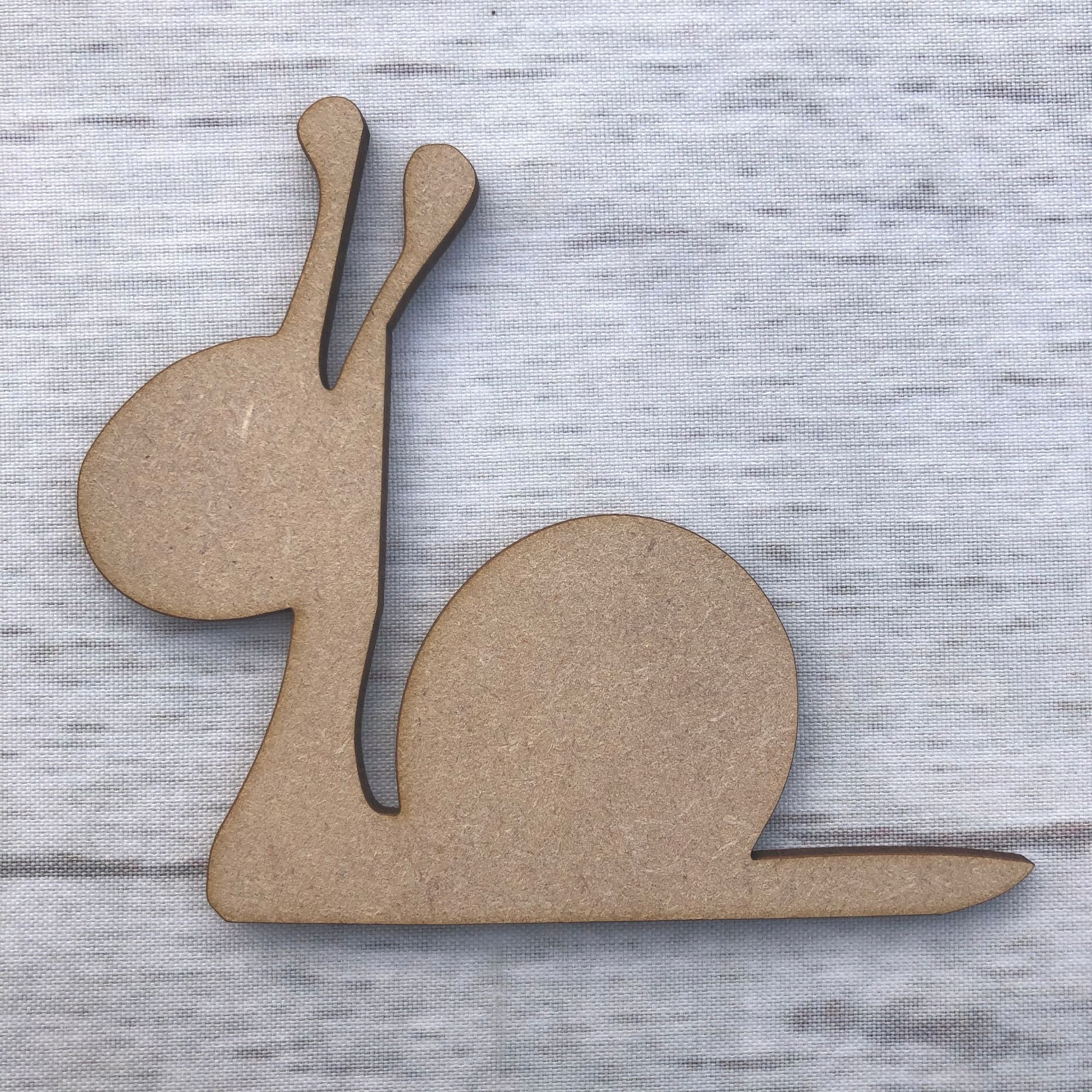 Snail 2 Wooden Craft Shape