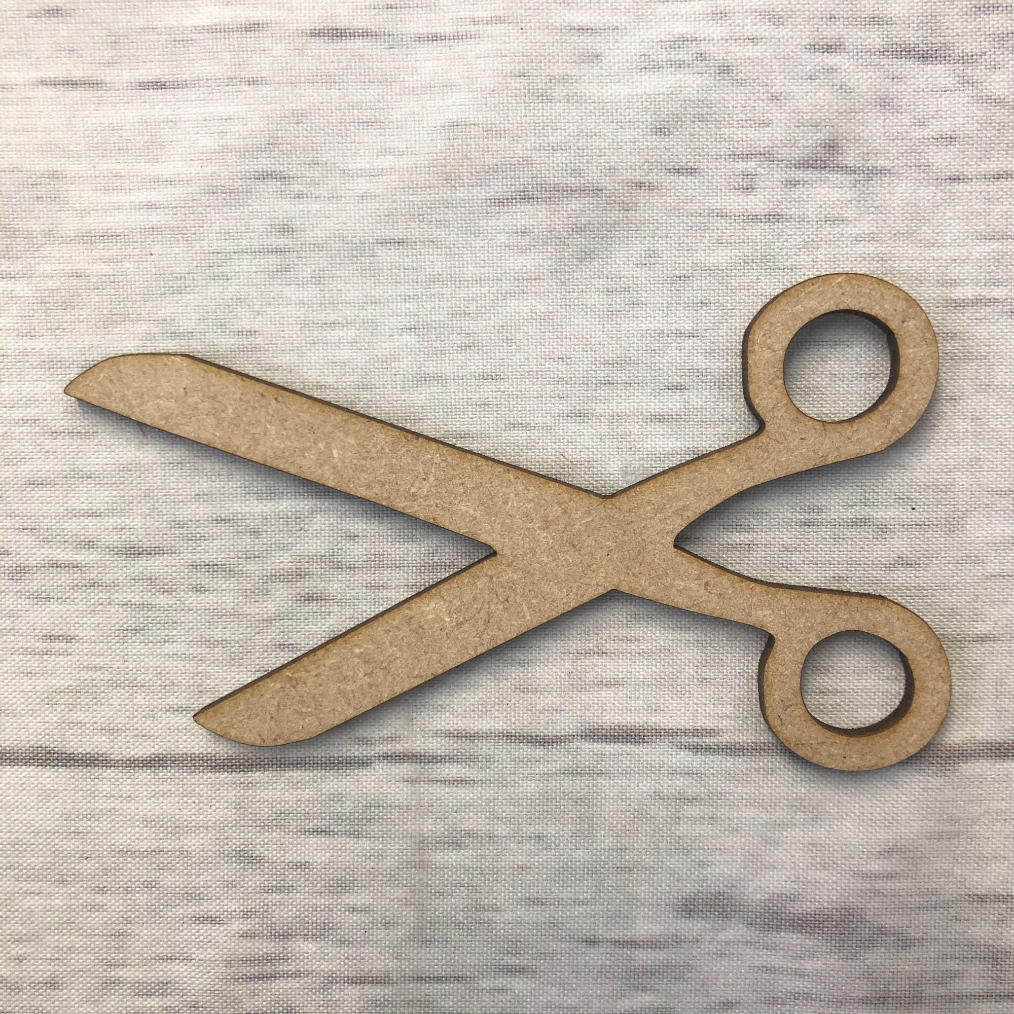 Scissors Wooden Craft Shape