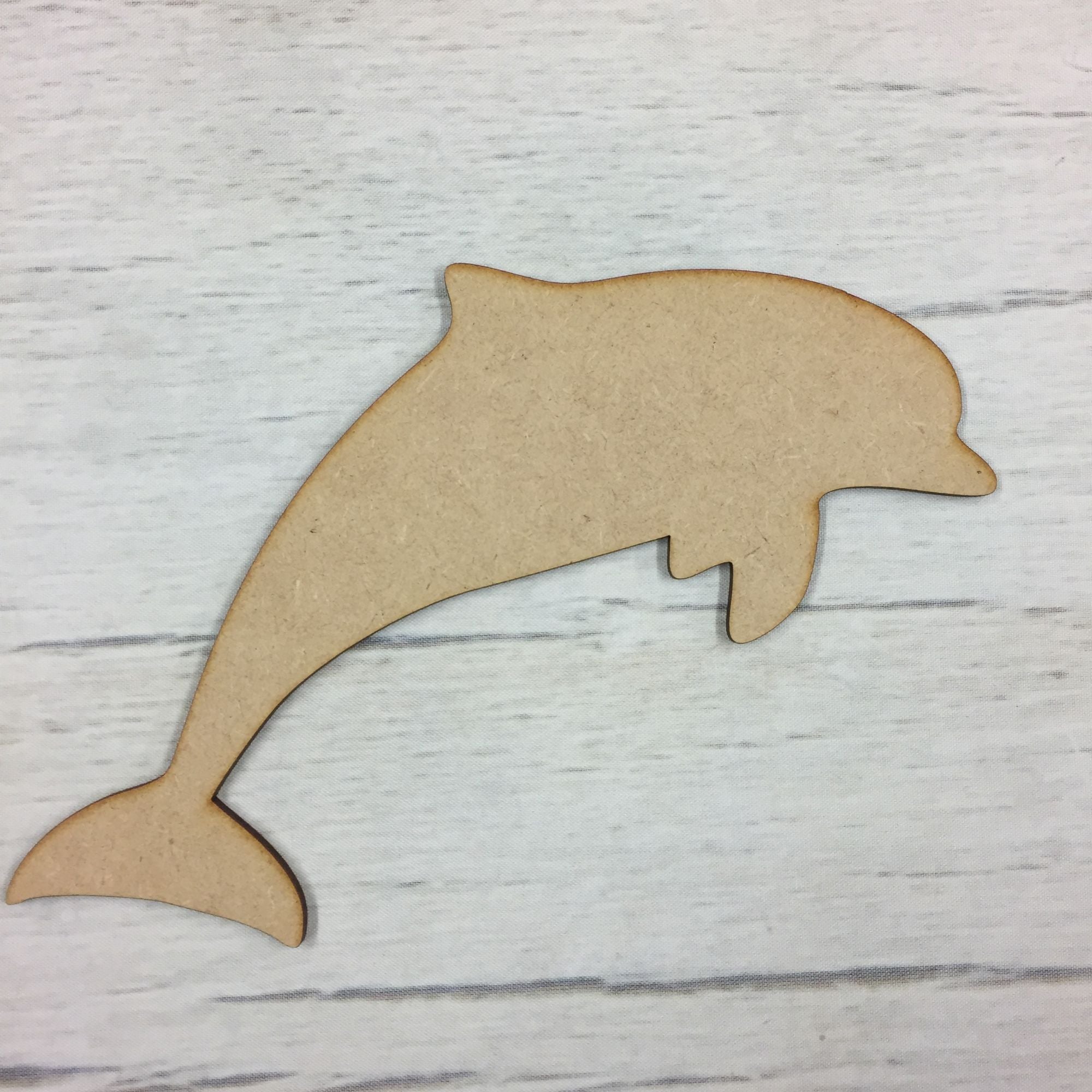 Dolphin 2 Wooden Craft Shape