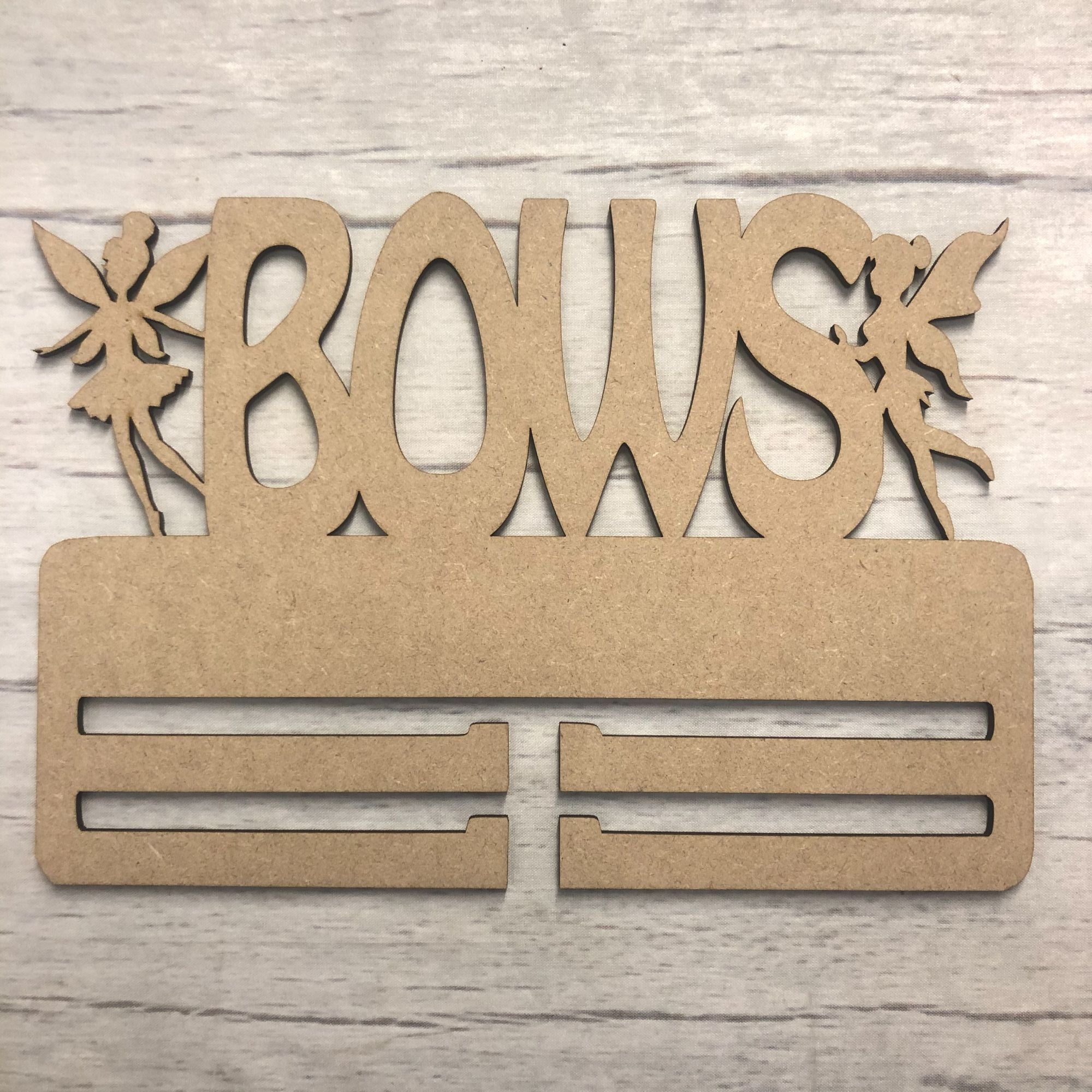 Bow Hanger - Fairy Wooden Craft Shape