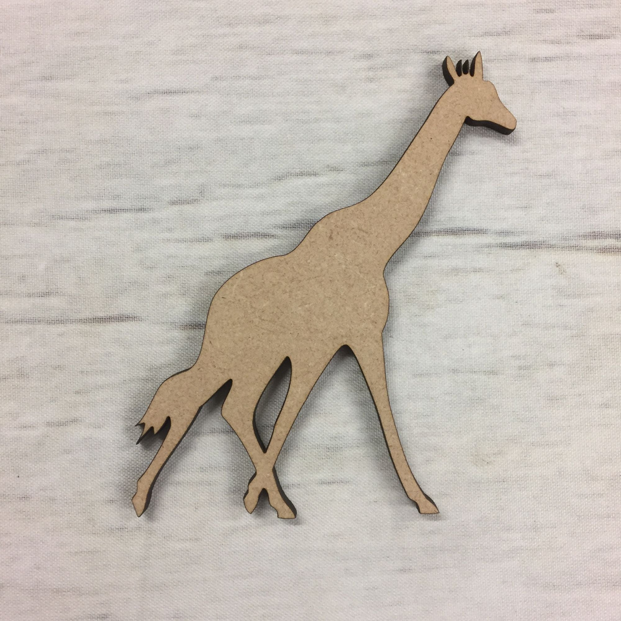 Giraffe Wooden Craft Shape