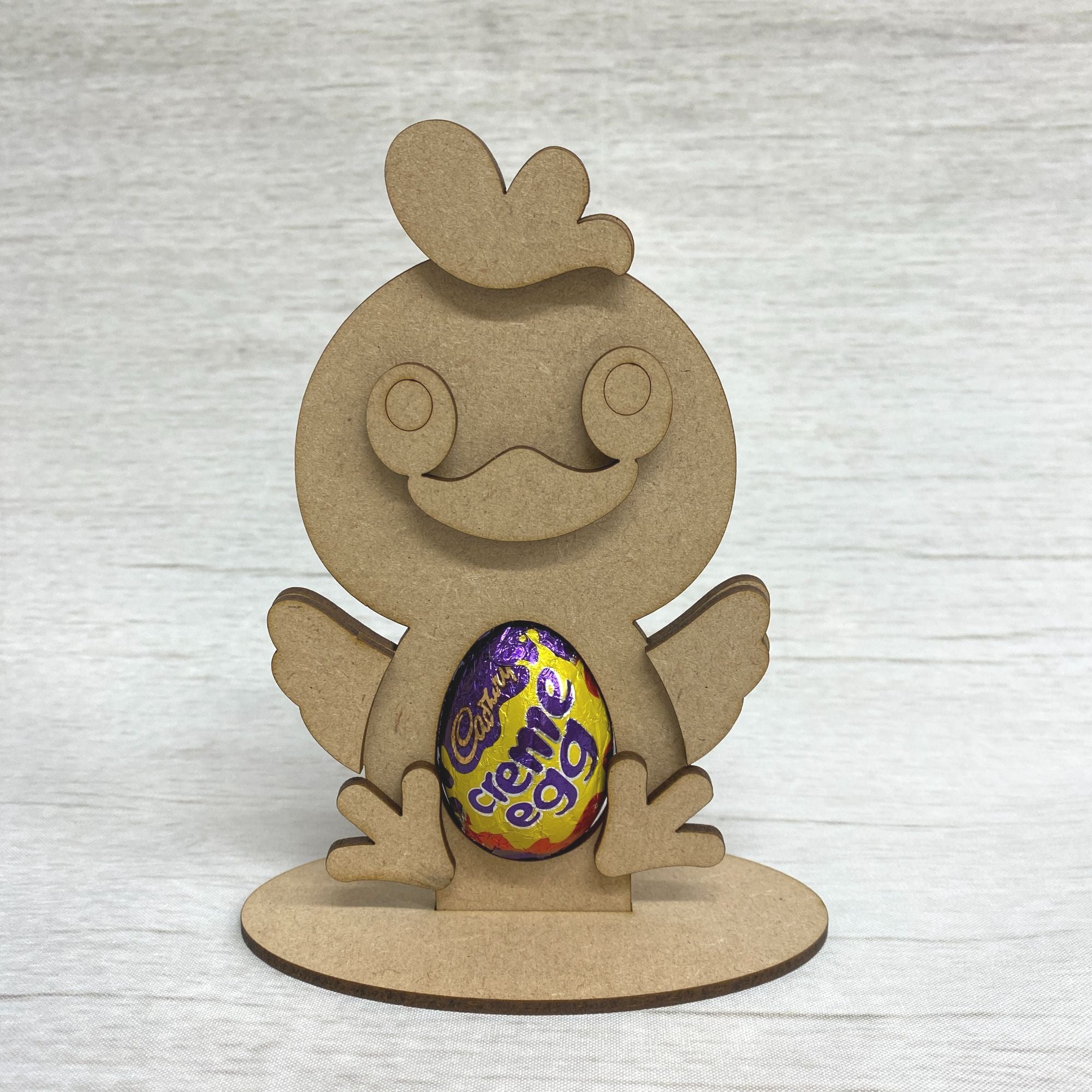 Egg Holder on Stand (Rooster) Wooden Craft Shape