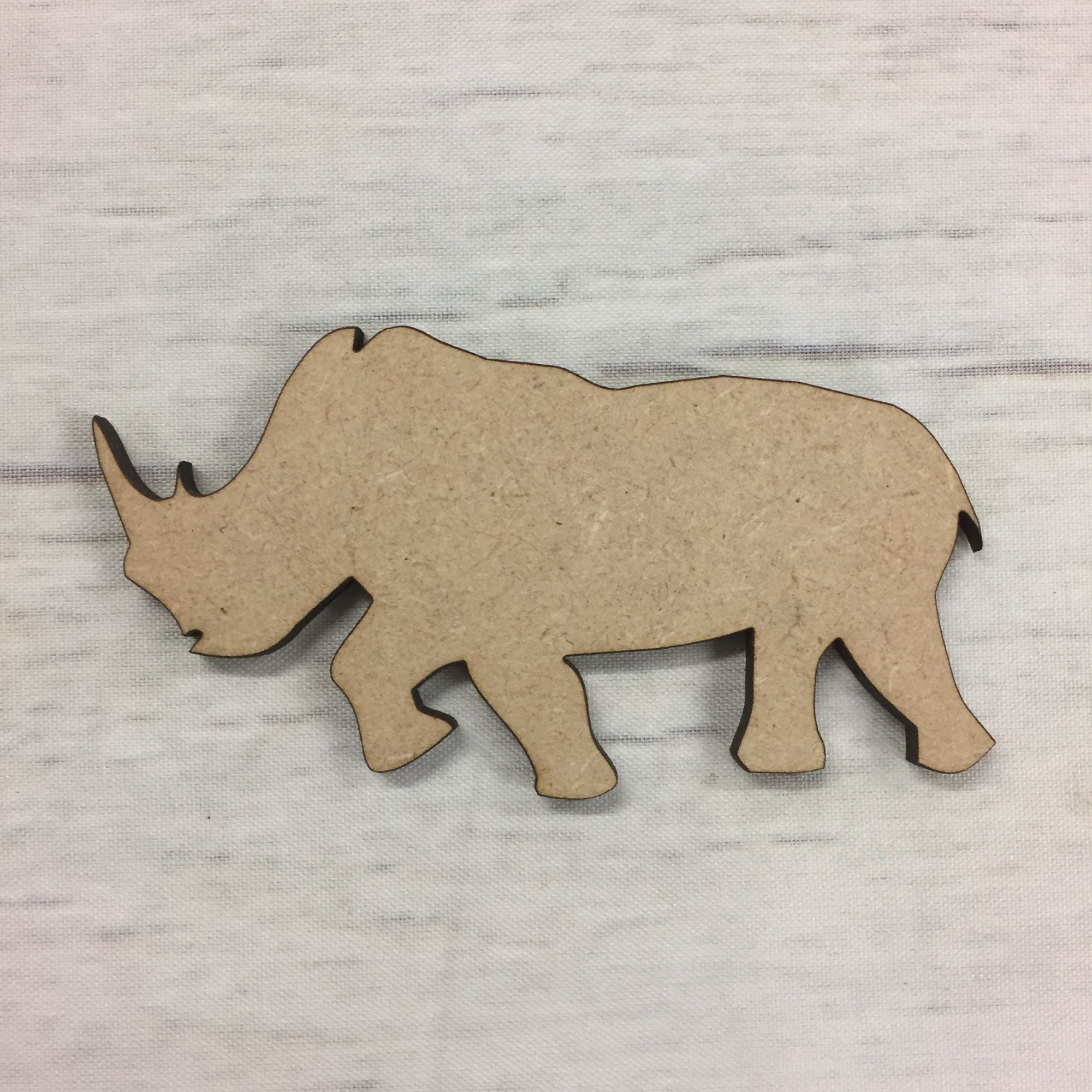 Rhino 1 Wooden Craft Shape