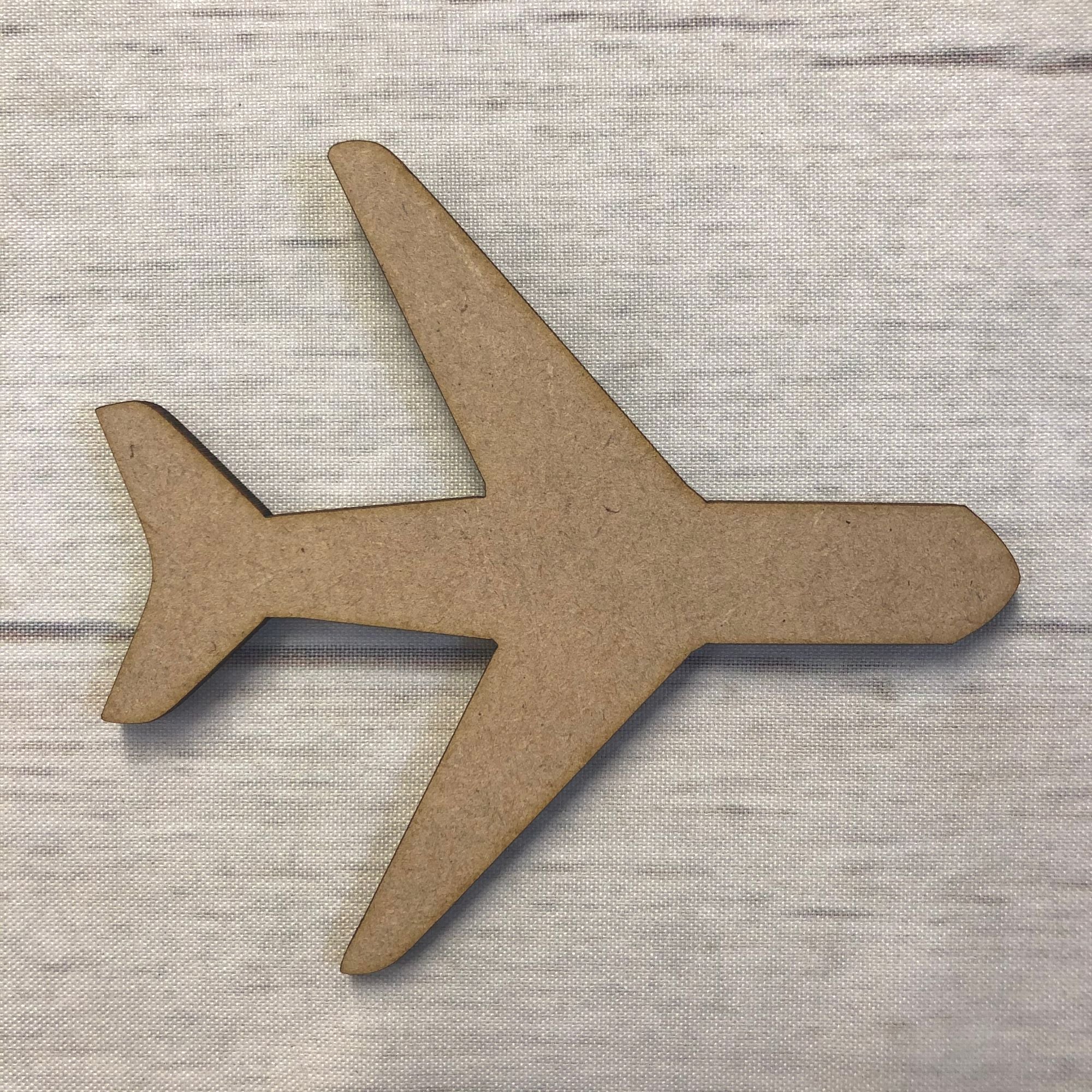 Plane 1 Wooden Craft Shape