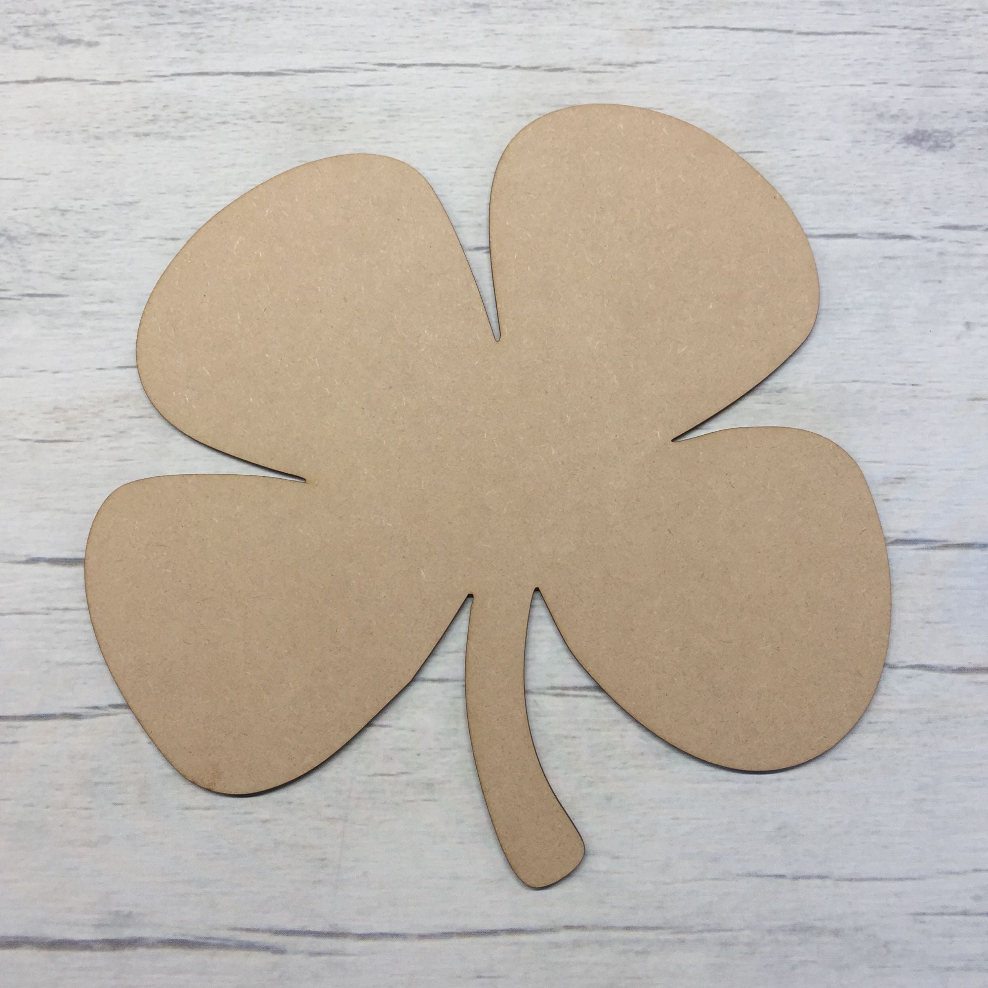 Leaf 3 - lucky clover Wooden Craft Shape