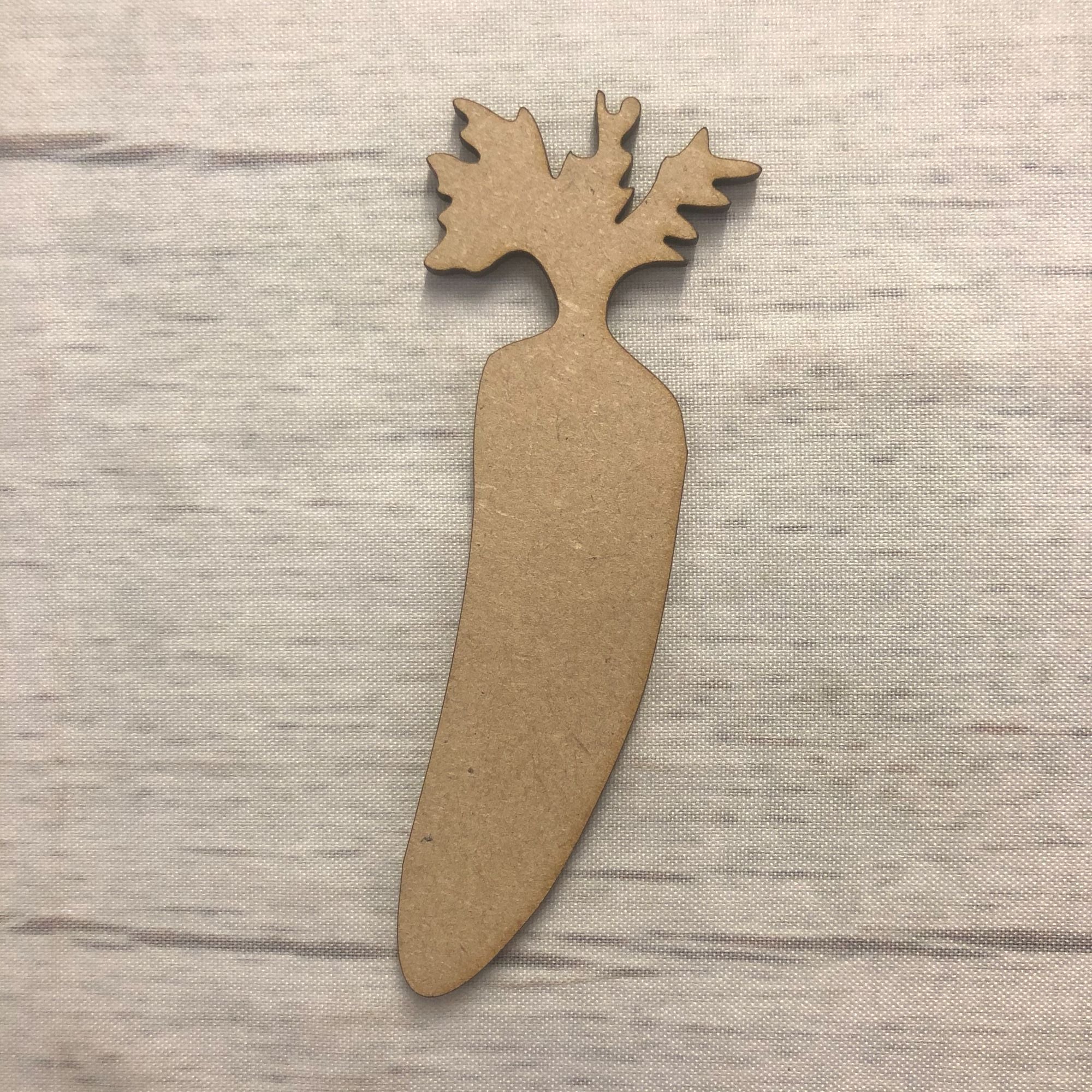 Carrot 1 Wooden Craft Shape