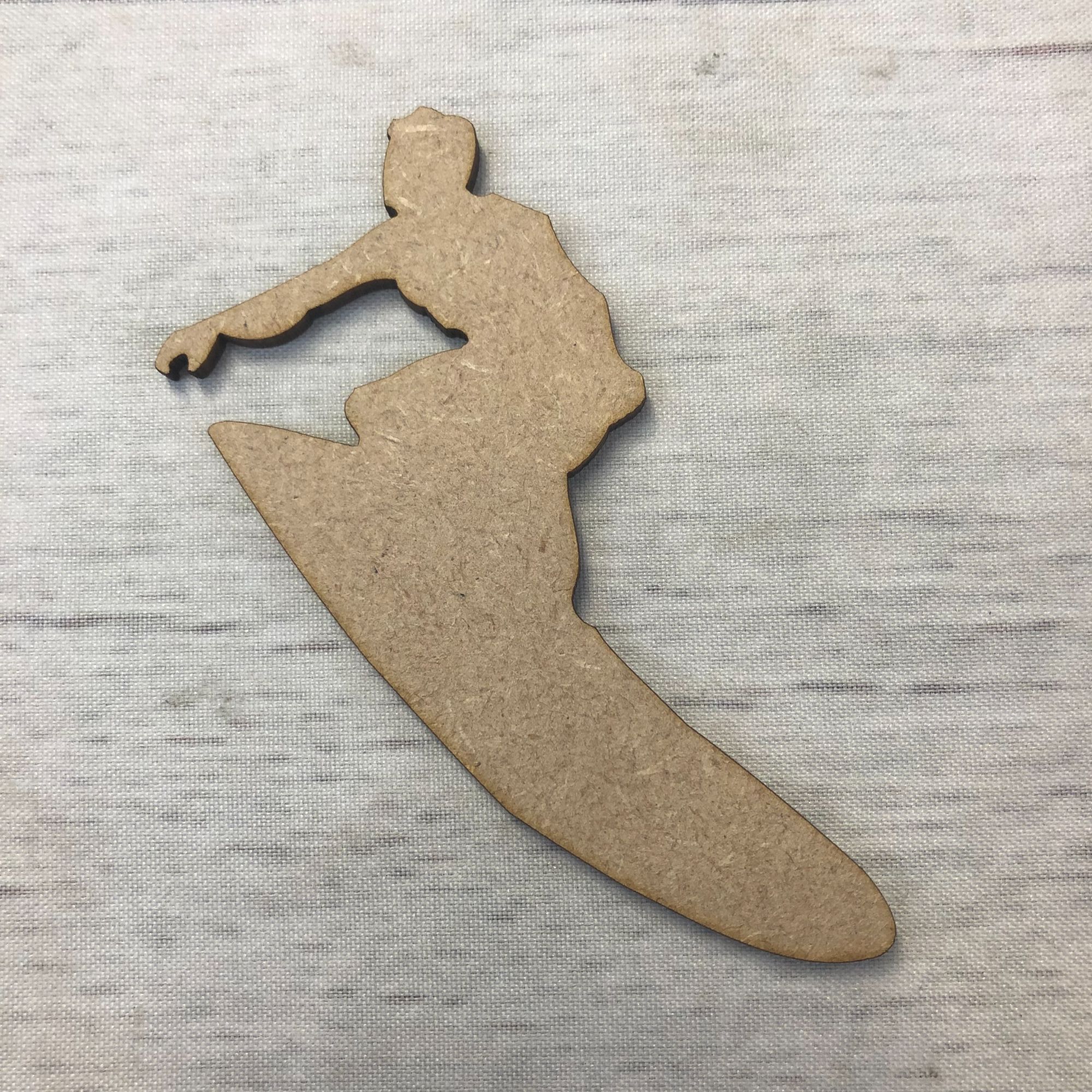 Surfer Wooden Craft Shape
