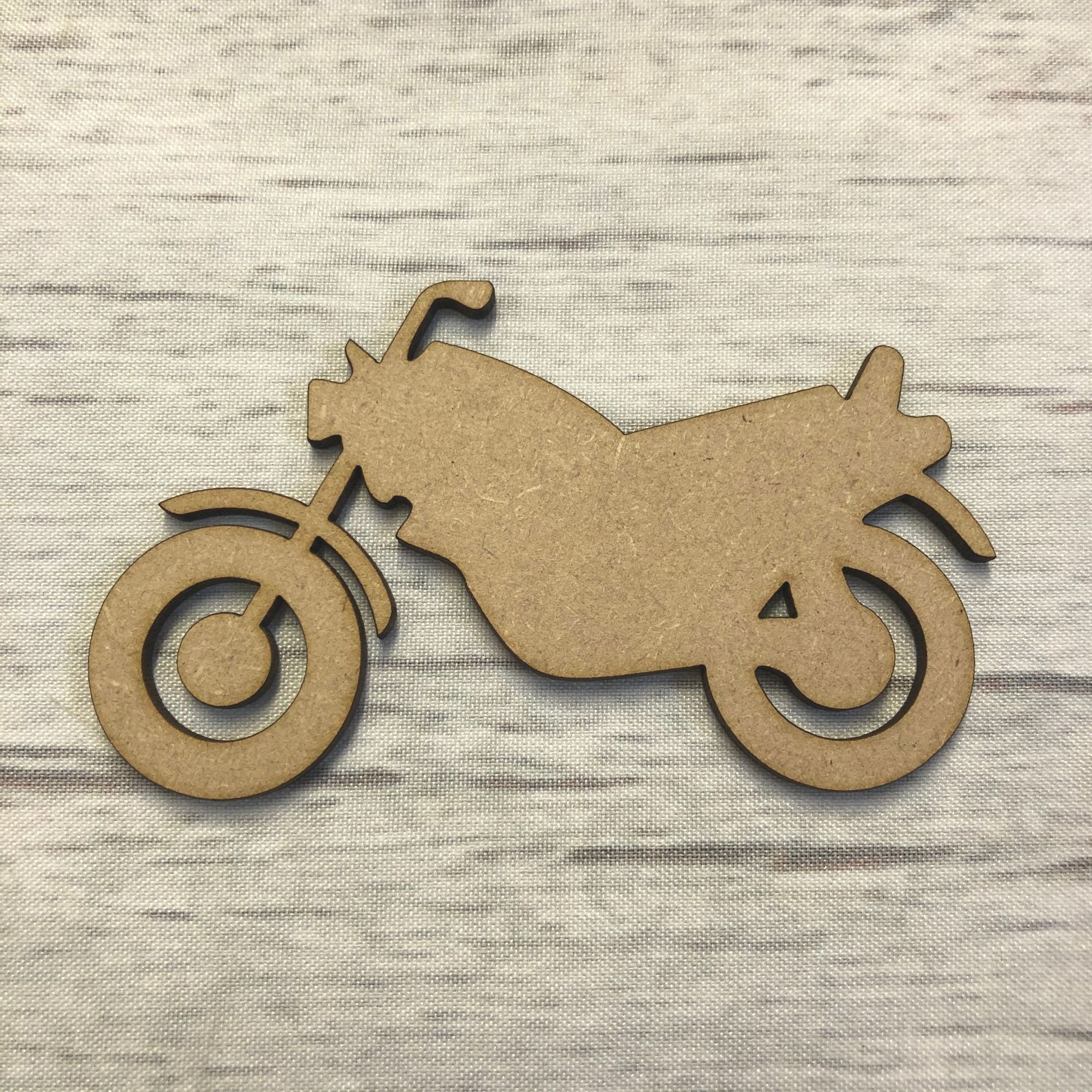 Motorbike 1 Wooden Craft Shape