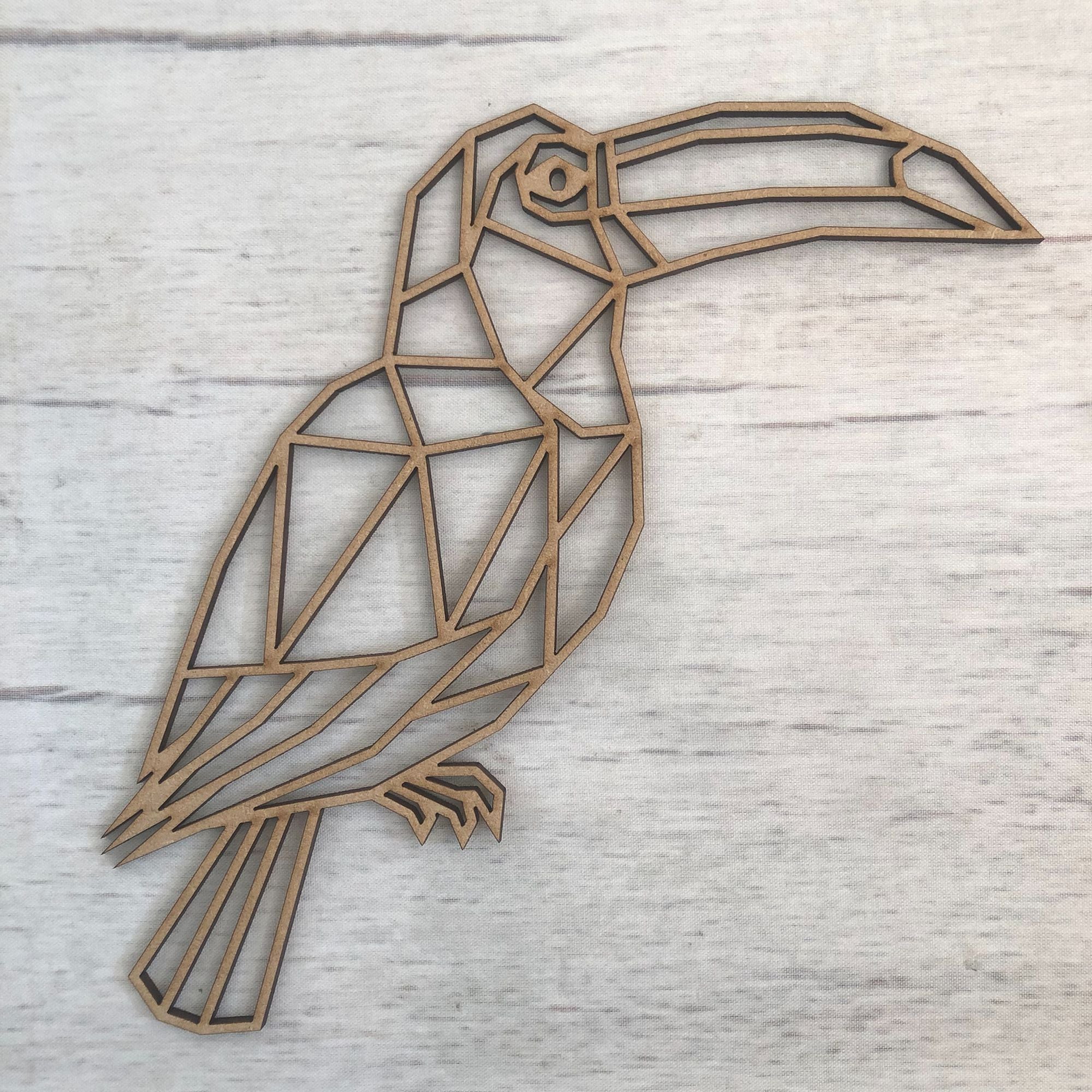 Toucan Wooden Craft Shape