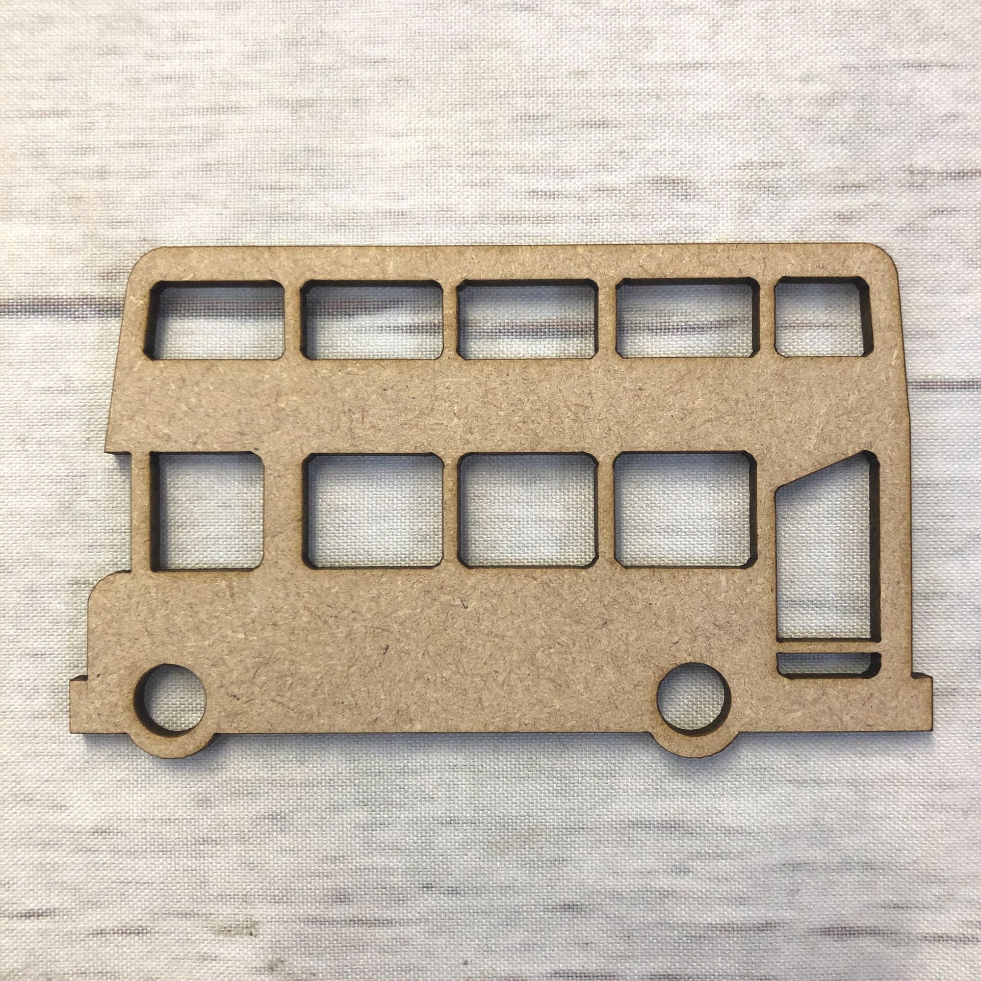 Bus 2 Wooden Craft Shape