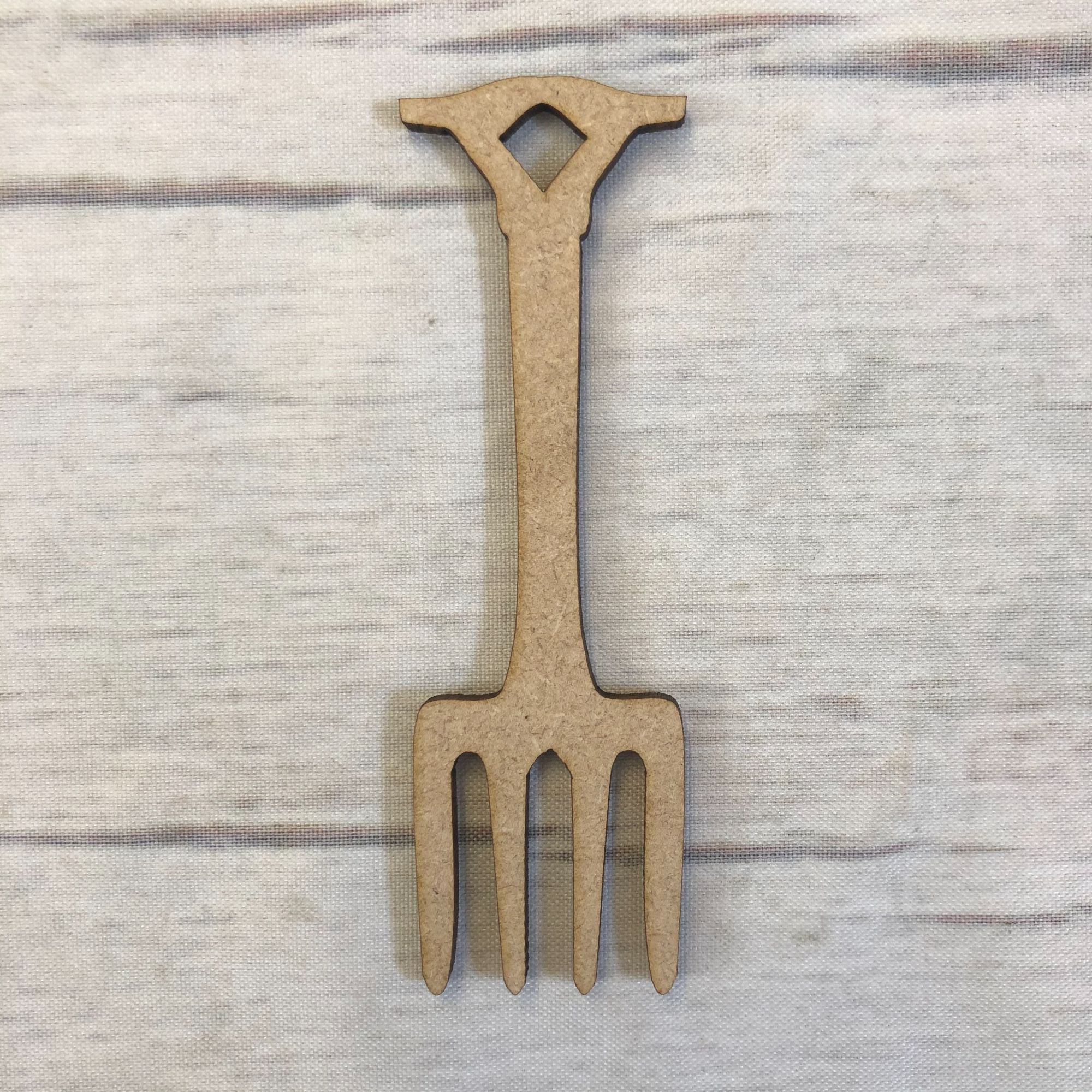 Garden fork Wooden Craft Shape