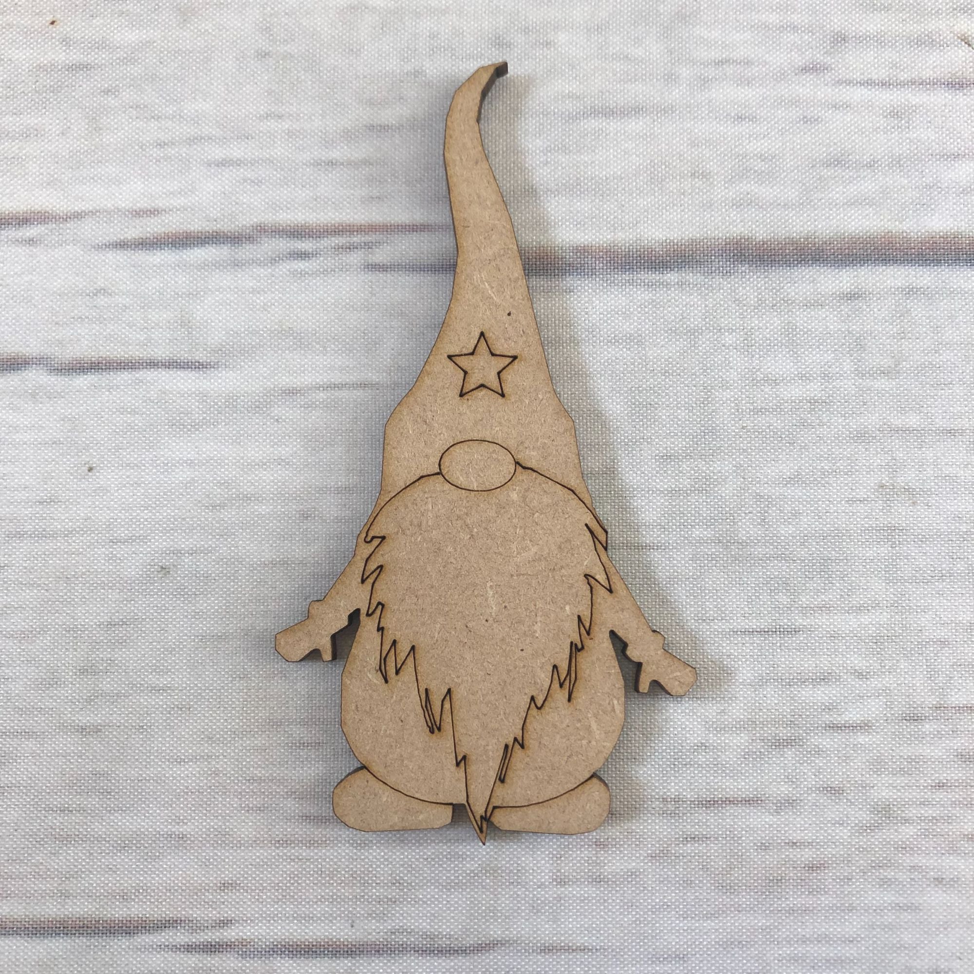 Gonk 1 - engraved Wooden Craft Shape