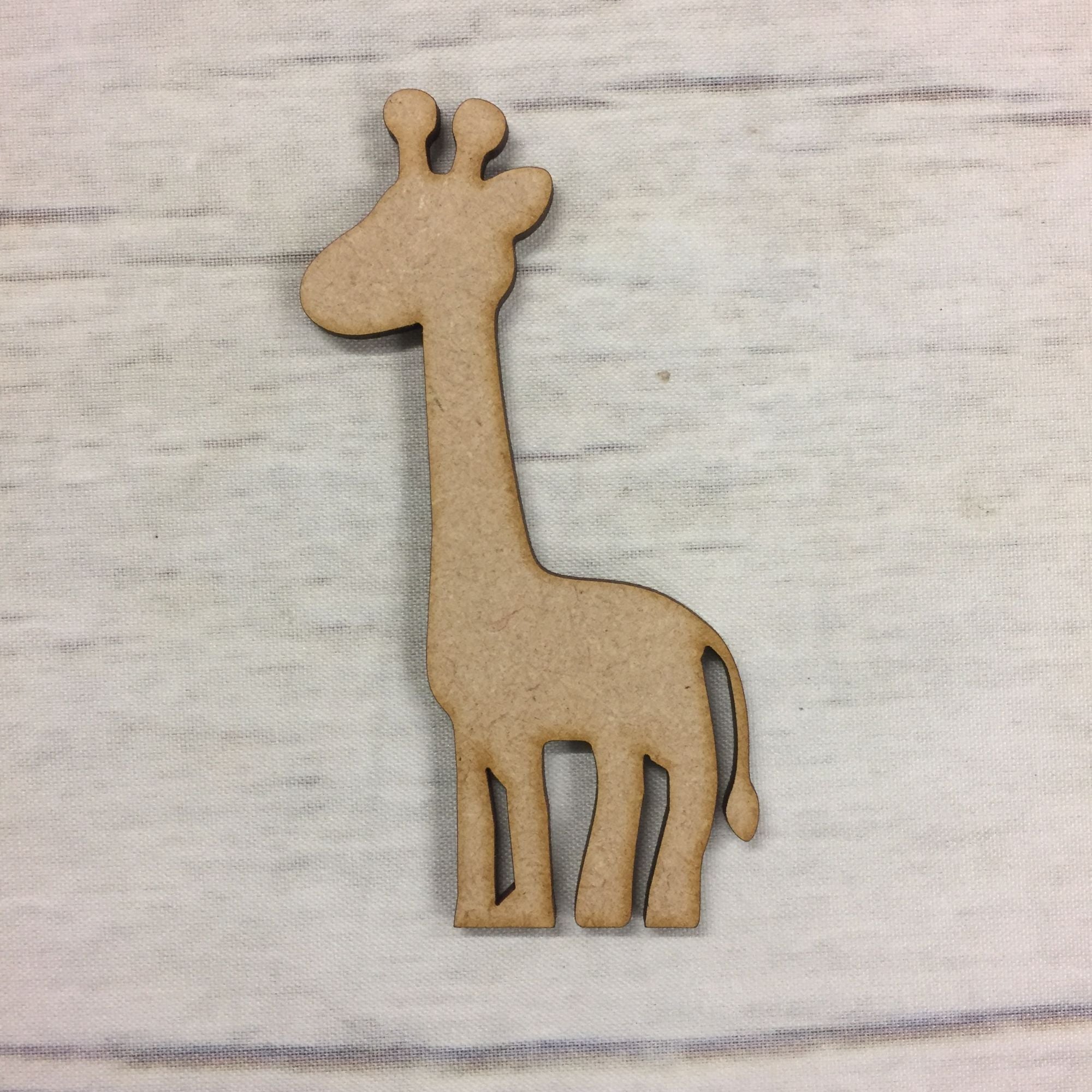 Baby Giraffe Wooden Craft Shape