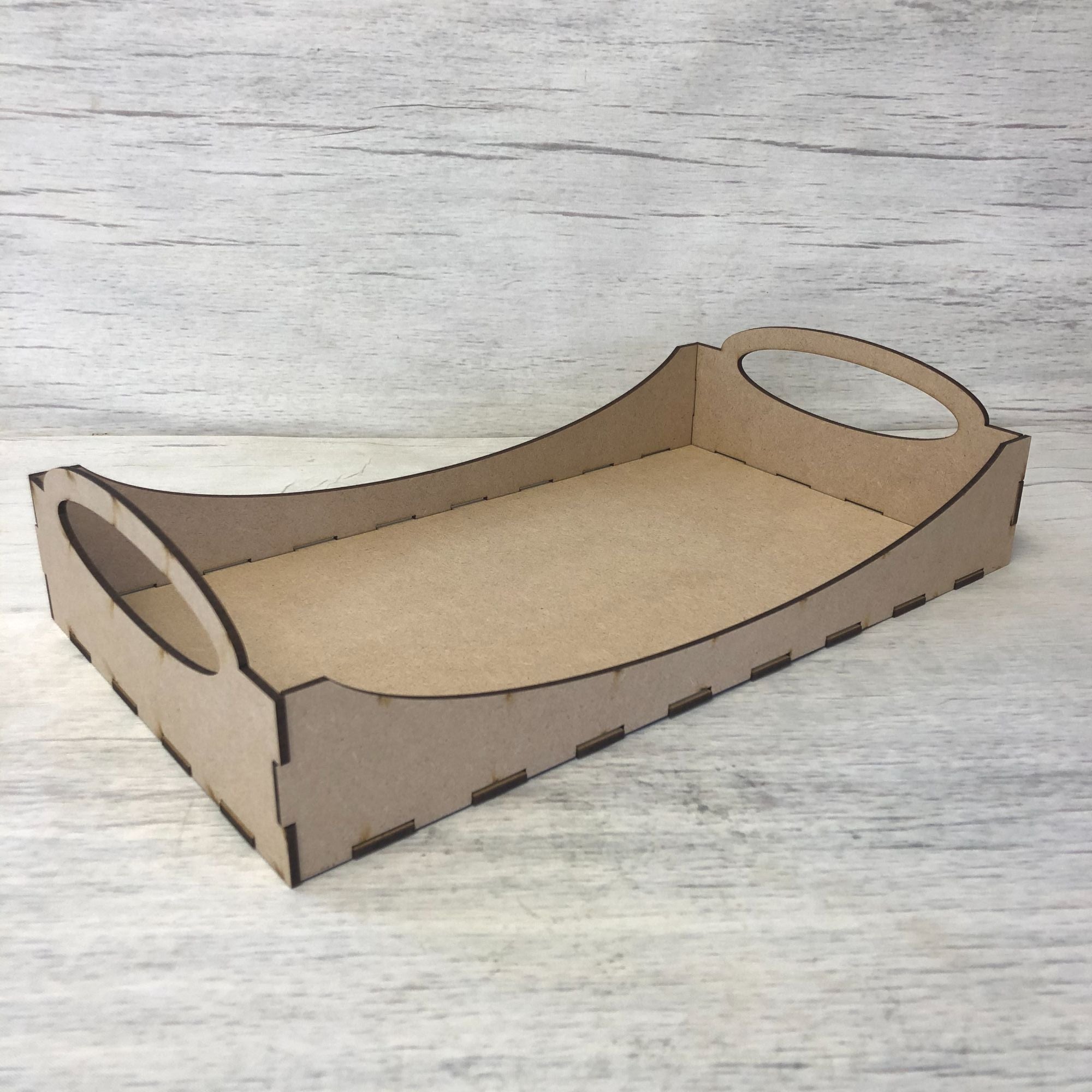 Tray kit - 35 x 20 x 8.3cm Wooden Craft Shape