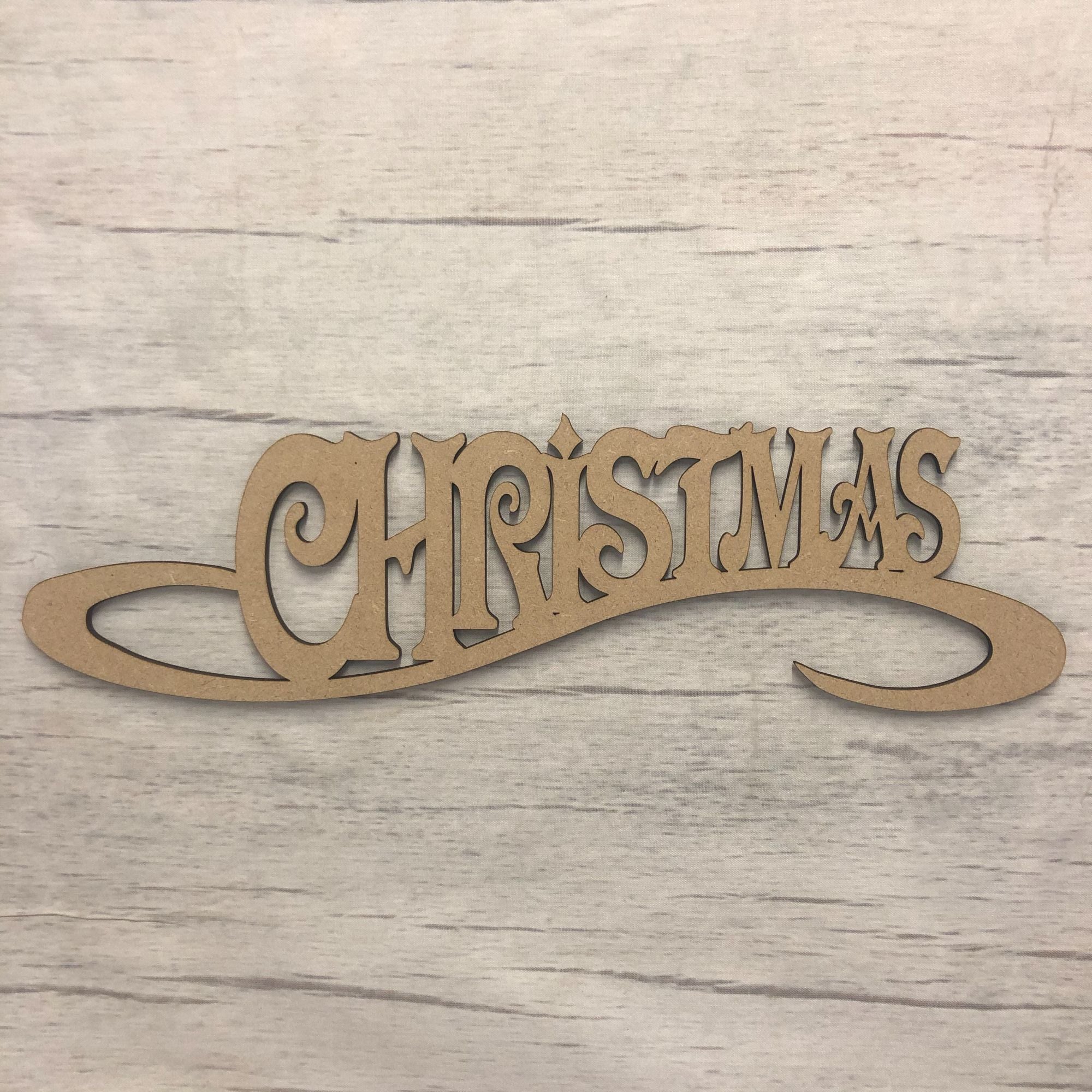 Christmas Plaque, Extra large Wooden Craft Shape