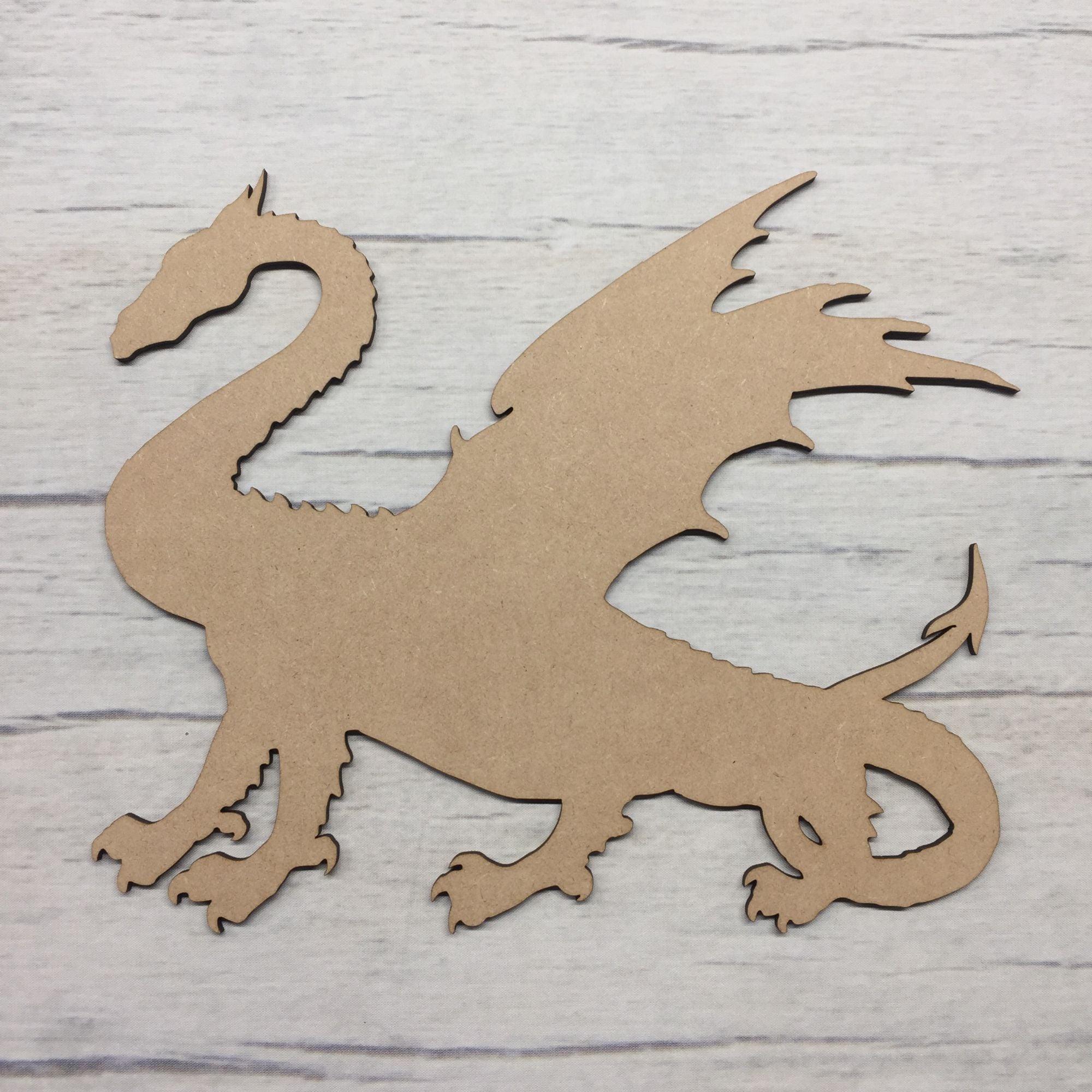Dragon 3 Wooden Craft Shape
