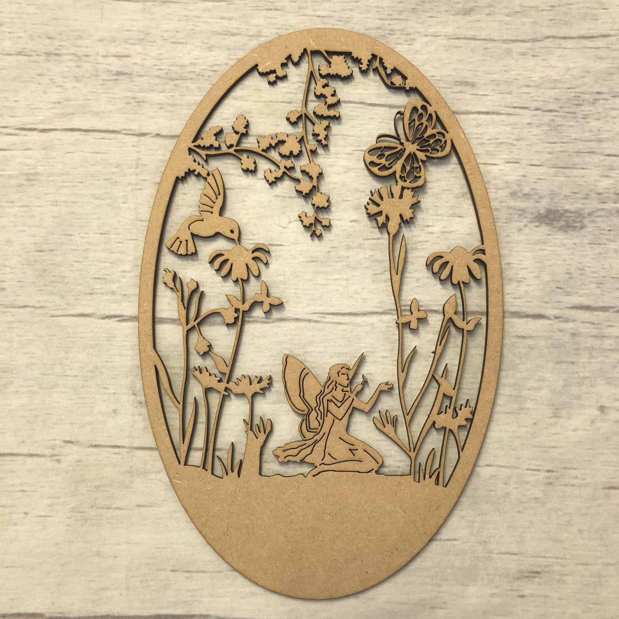 Box topper - keepsake memory box - fairy garden plaque Wooden Craft Shape