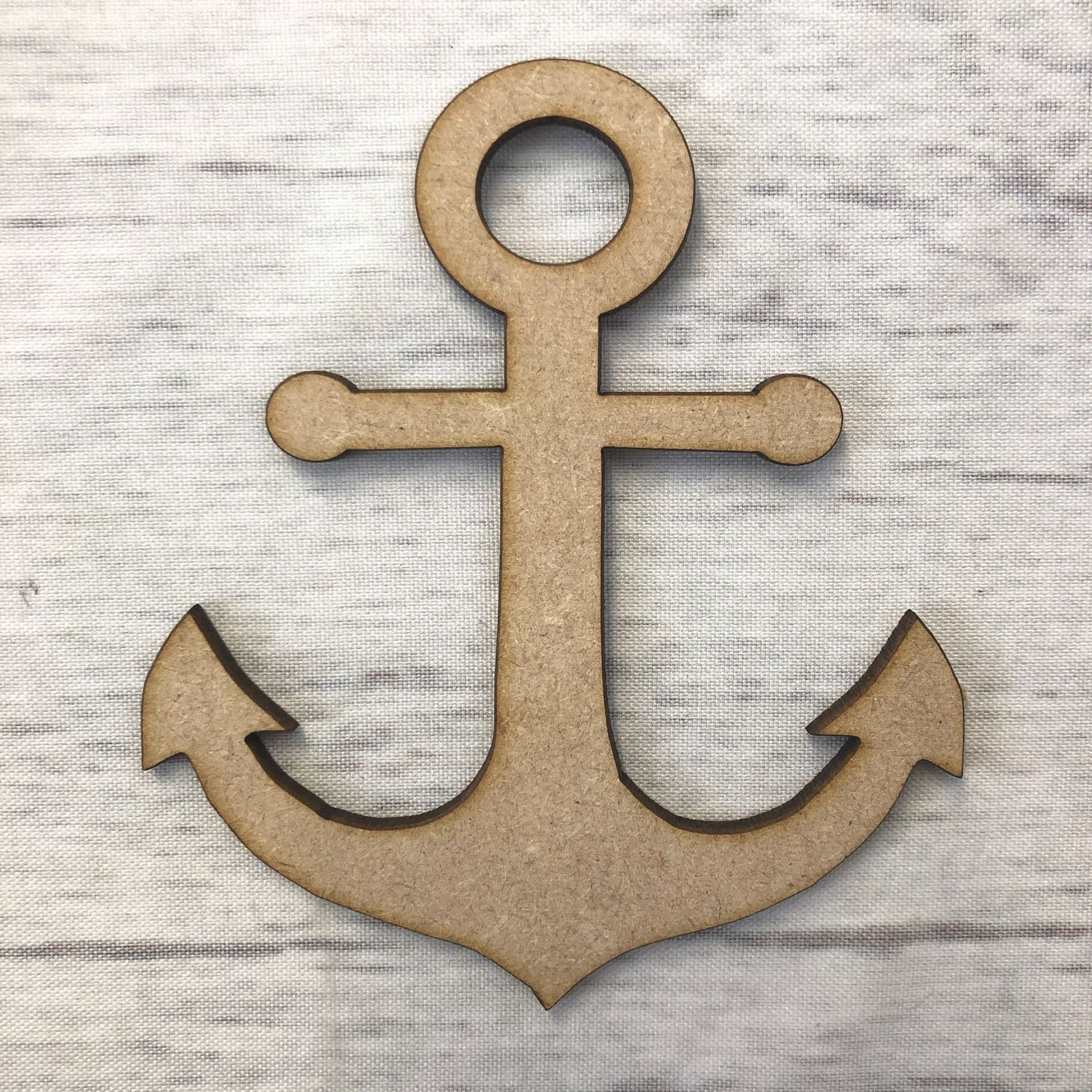Ships anchor 2 Wooden Craft Shape