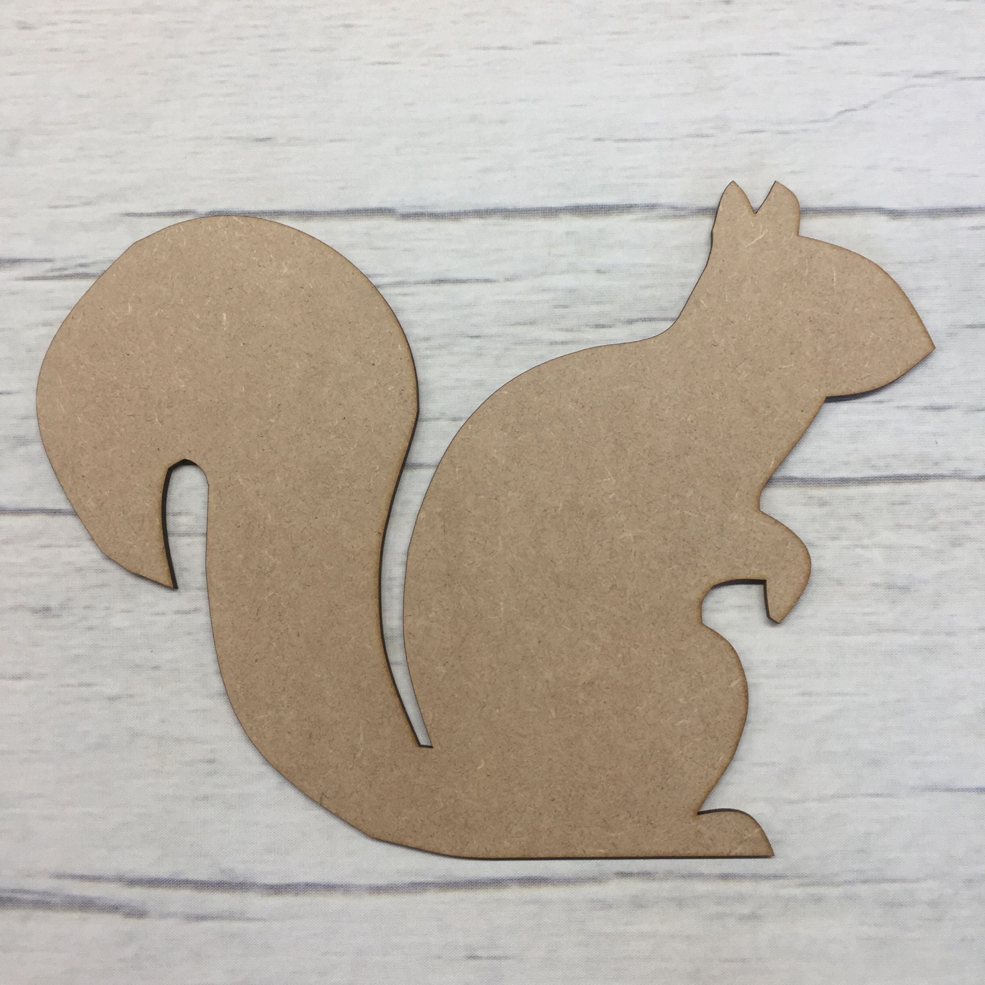 Squirrel Wooden Craft Shape