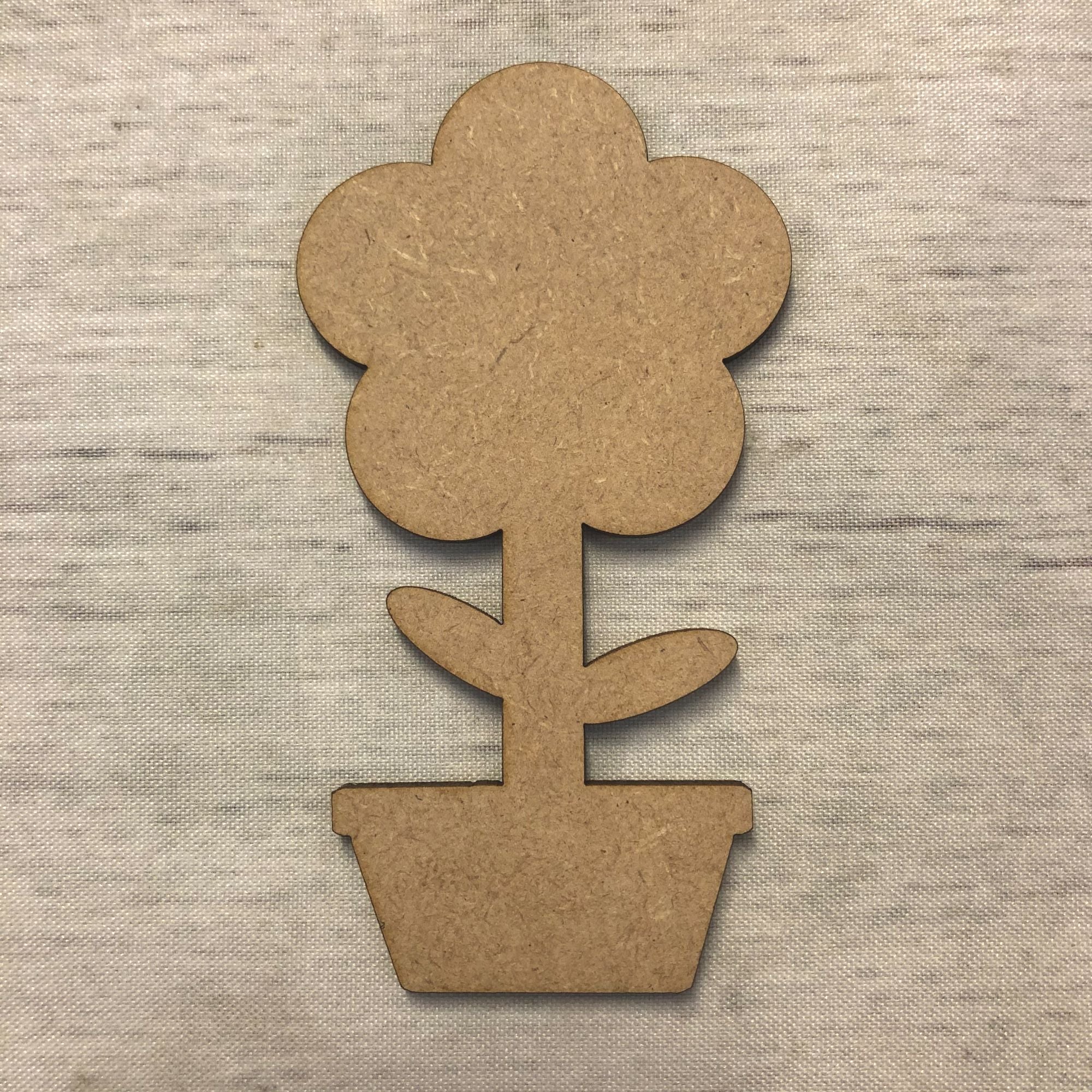 Sunflower shape 1 Wooden Craft Shape