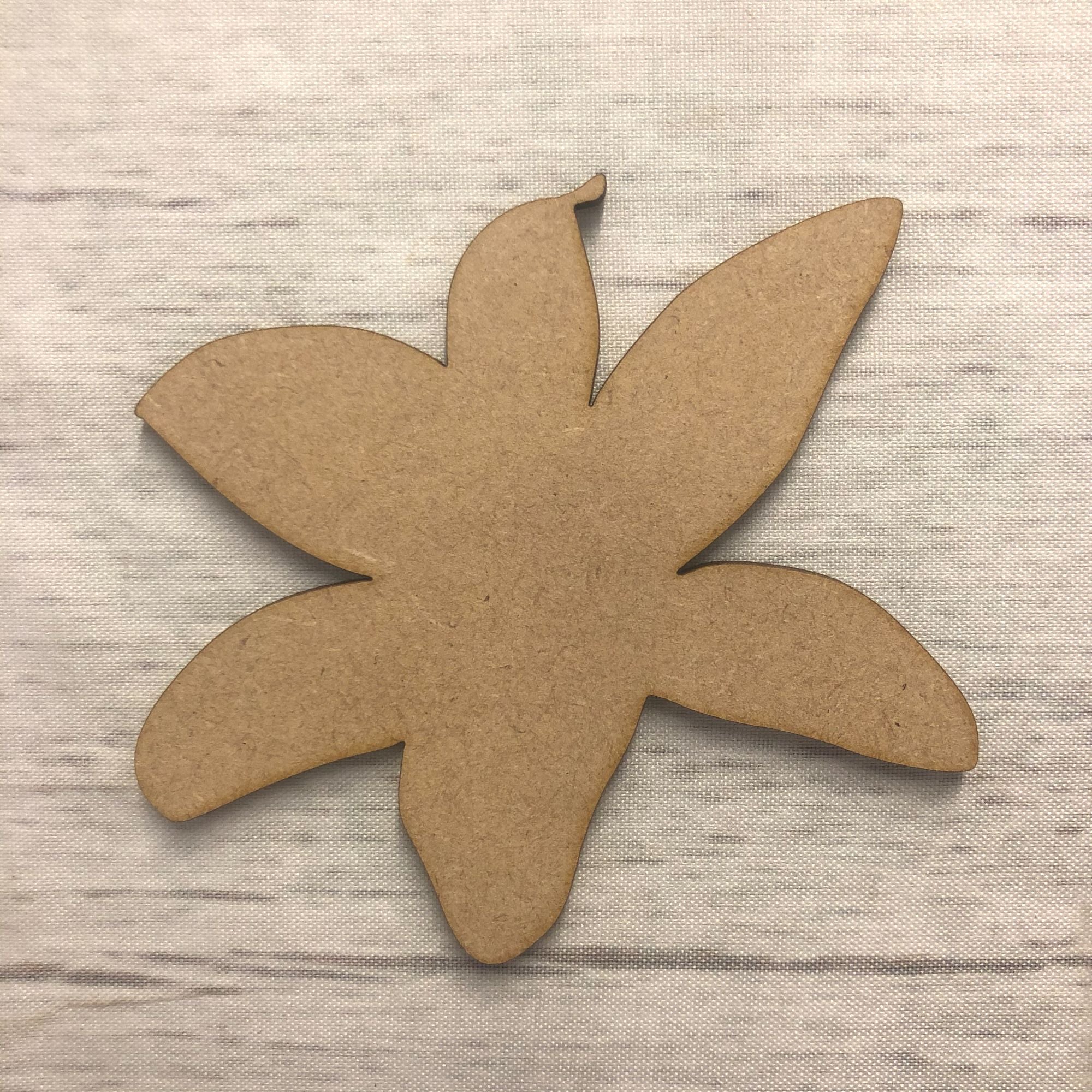Tiger Lily Wooden Craft Shape