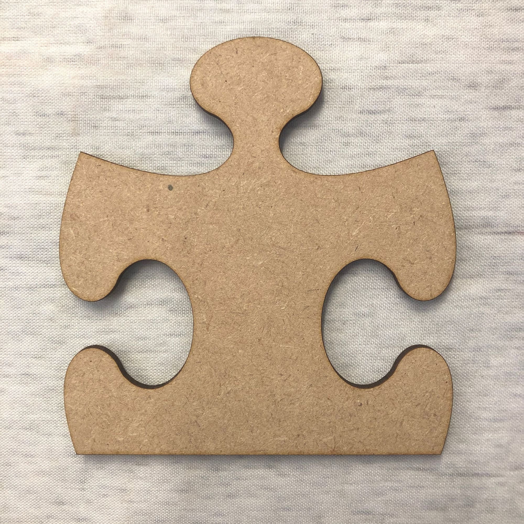 Jigsaw piece Wooden Craft Shape