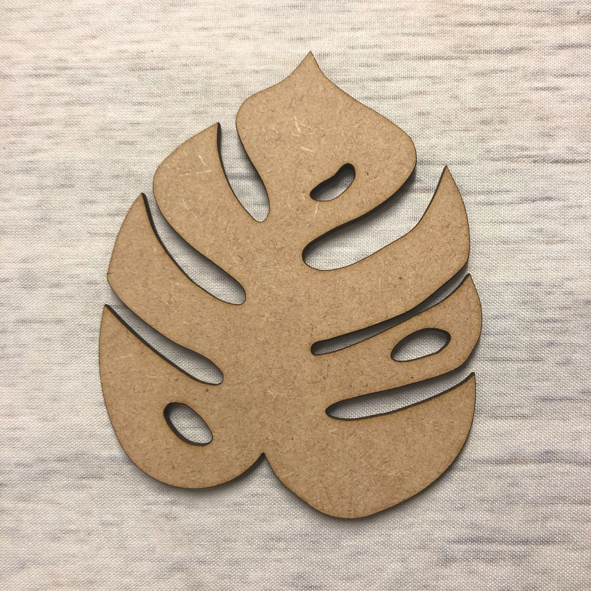 Monstera leaf 1 Wooden Craft Shape