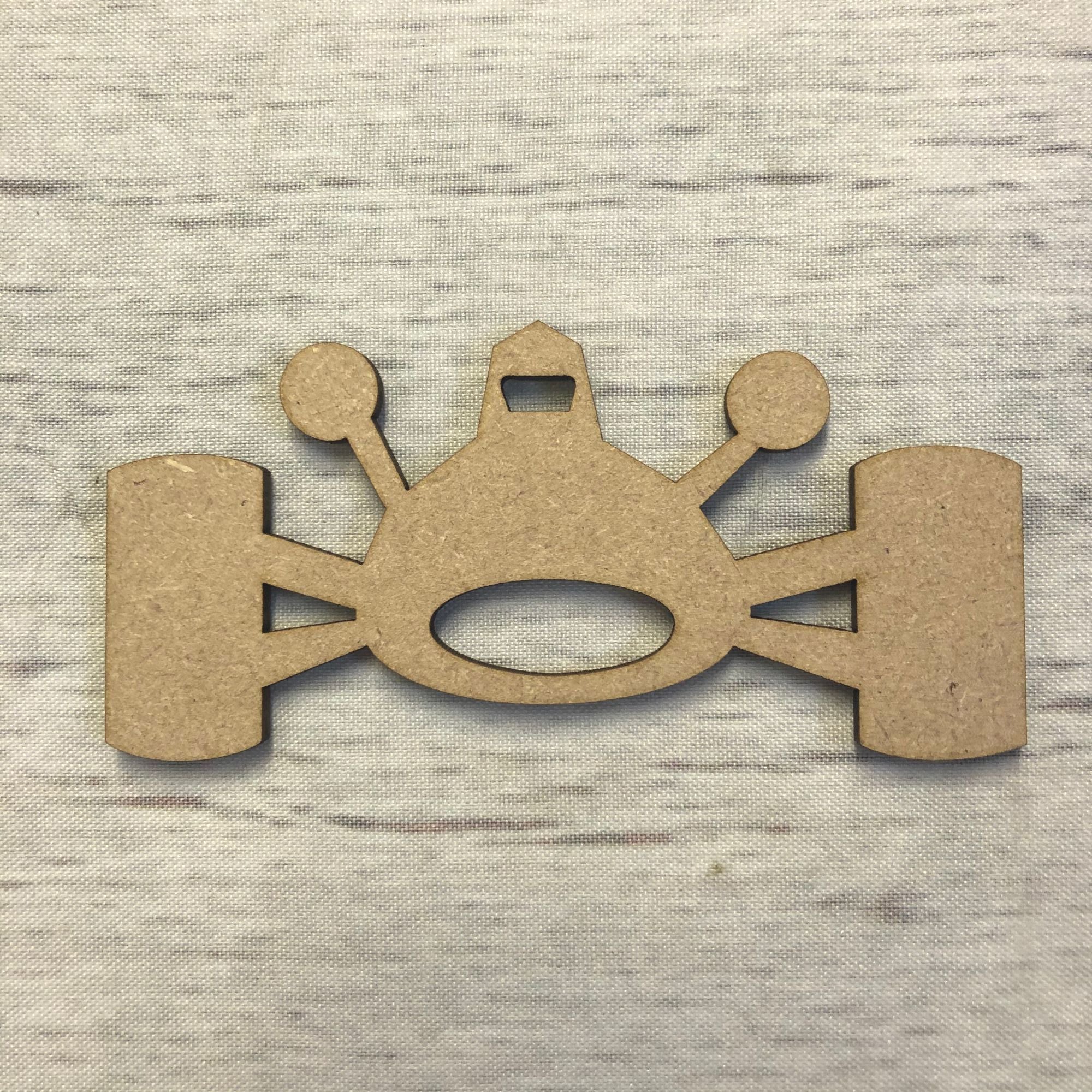 Racing Car Wooden Craft Shape
