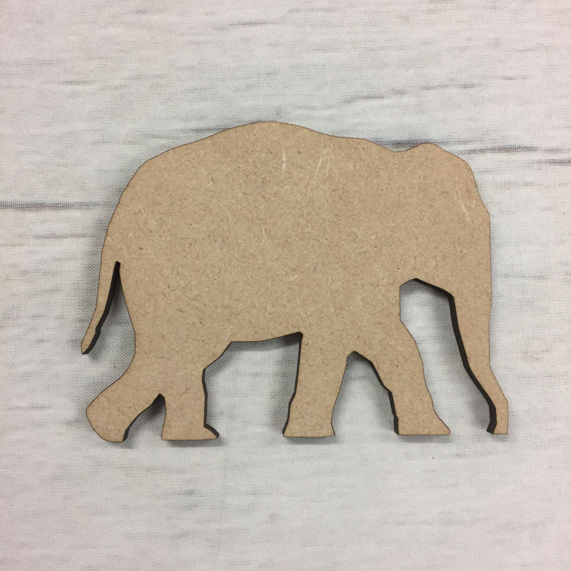 Elephant 2 Wooden Craft Shape