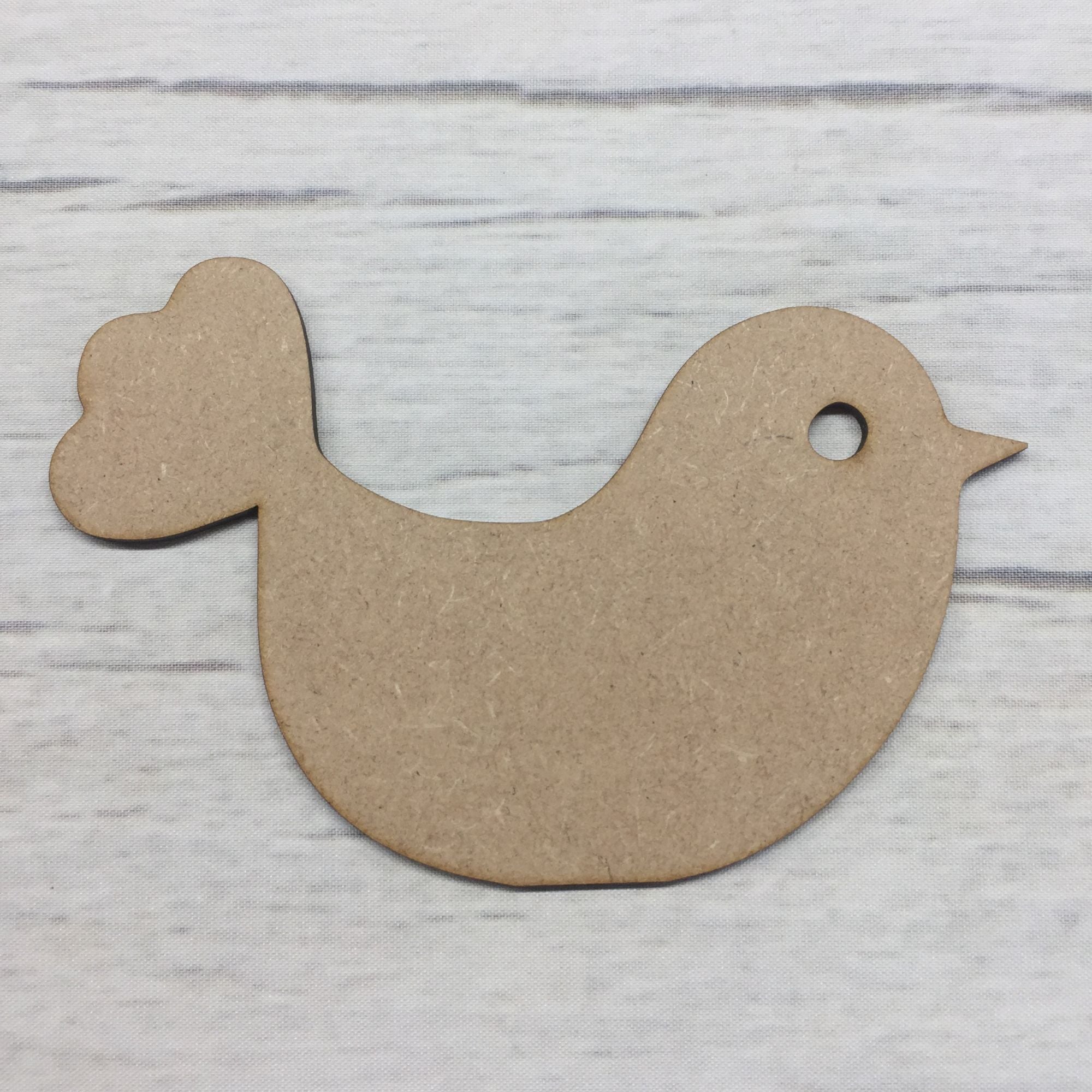 Bird 4 - Lovebird Wooden Craft Shape