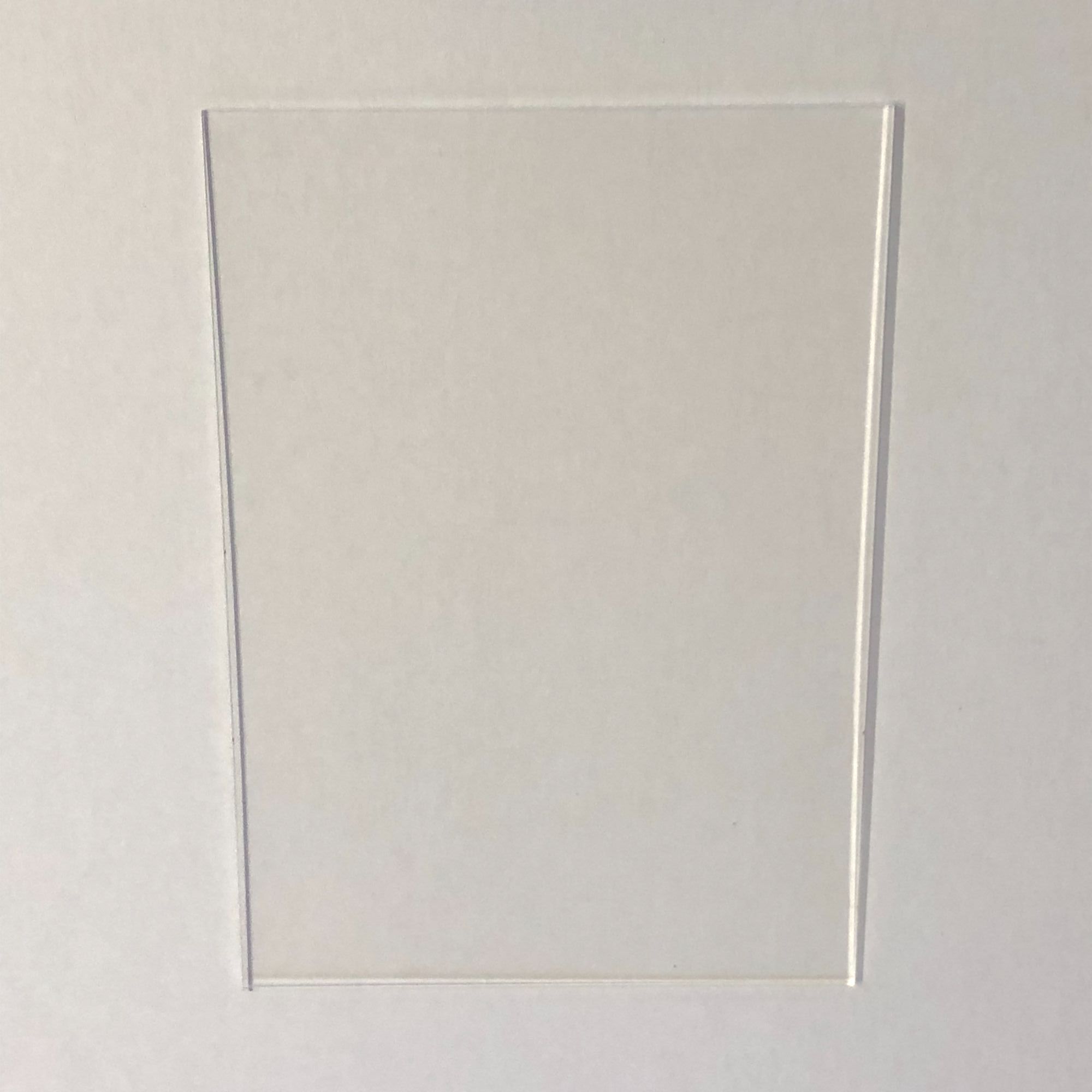 Clear Acrylic A5 Plaque Acrylic Craft Shape