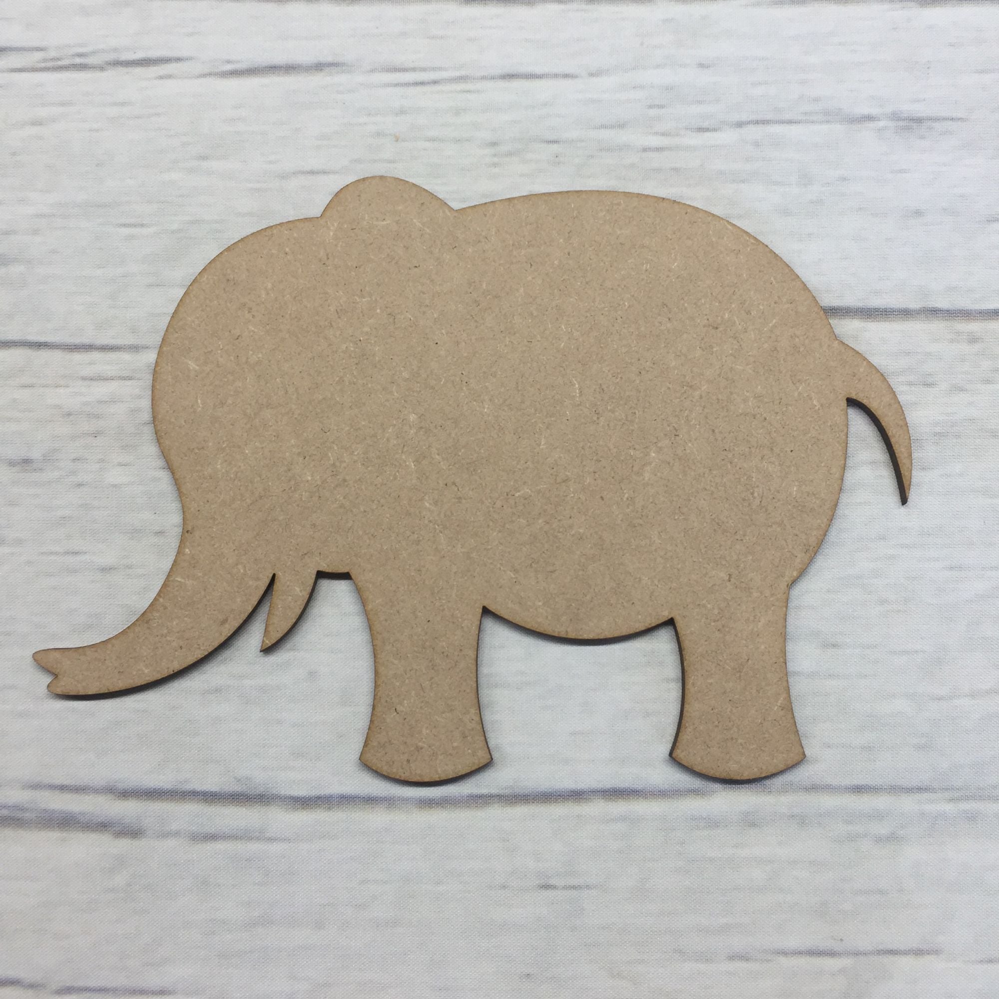 Elephant 1 Wooden Craft Shape